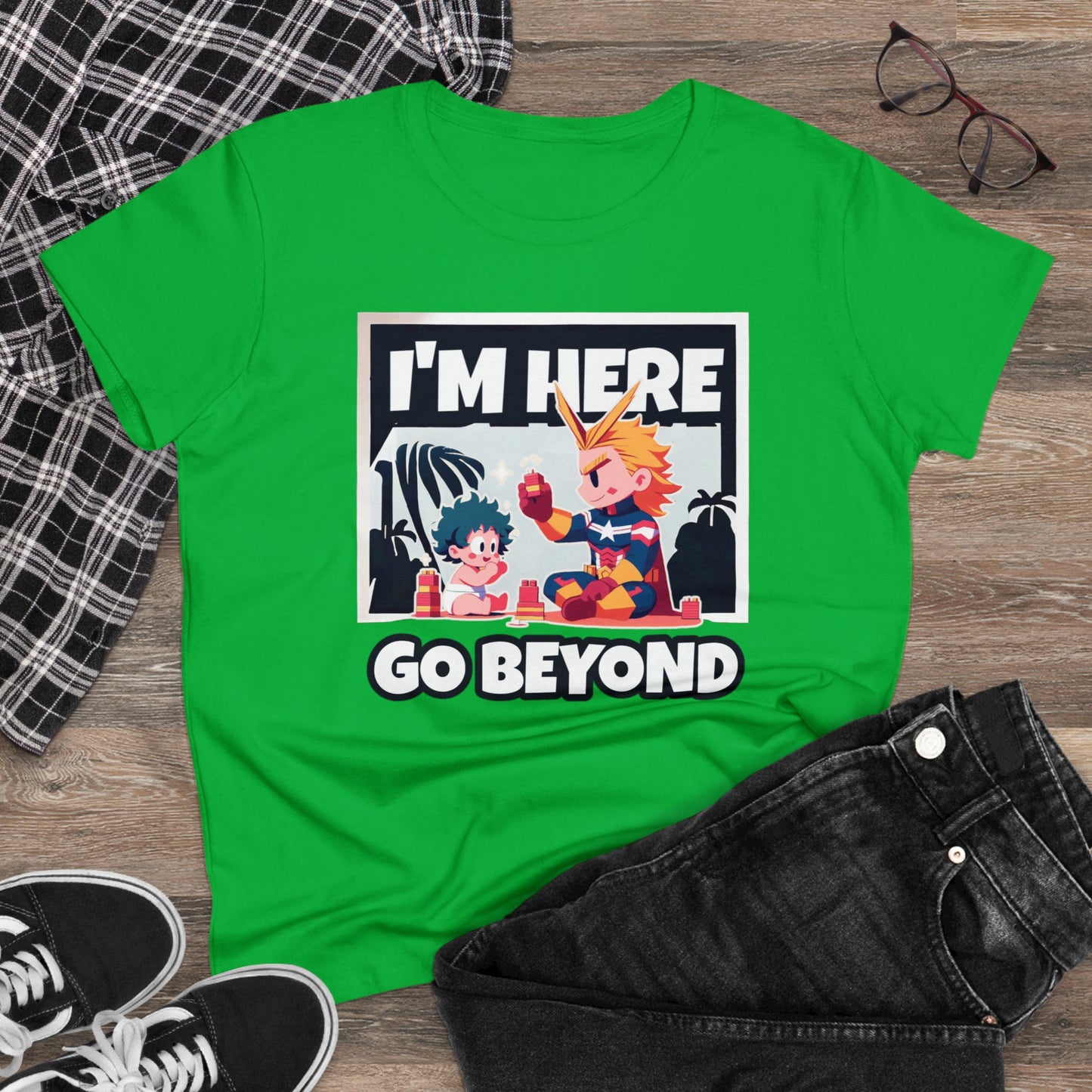 Mighty Playdate: Building Dreams in Cotton Comfort! Women's Graphic Tee