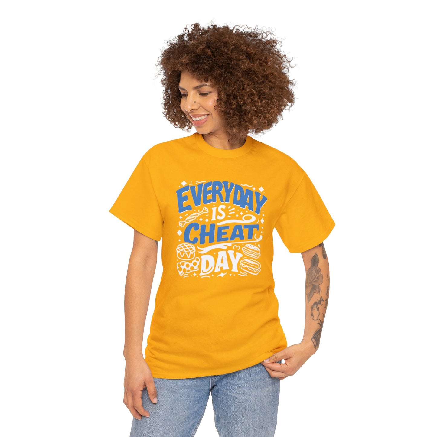 24/7 Cheat Day: Satisfy Your Cravings-Unisex Graphic Tee