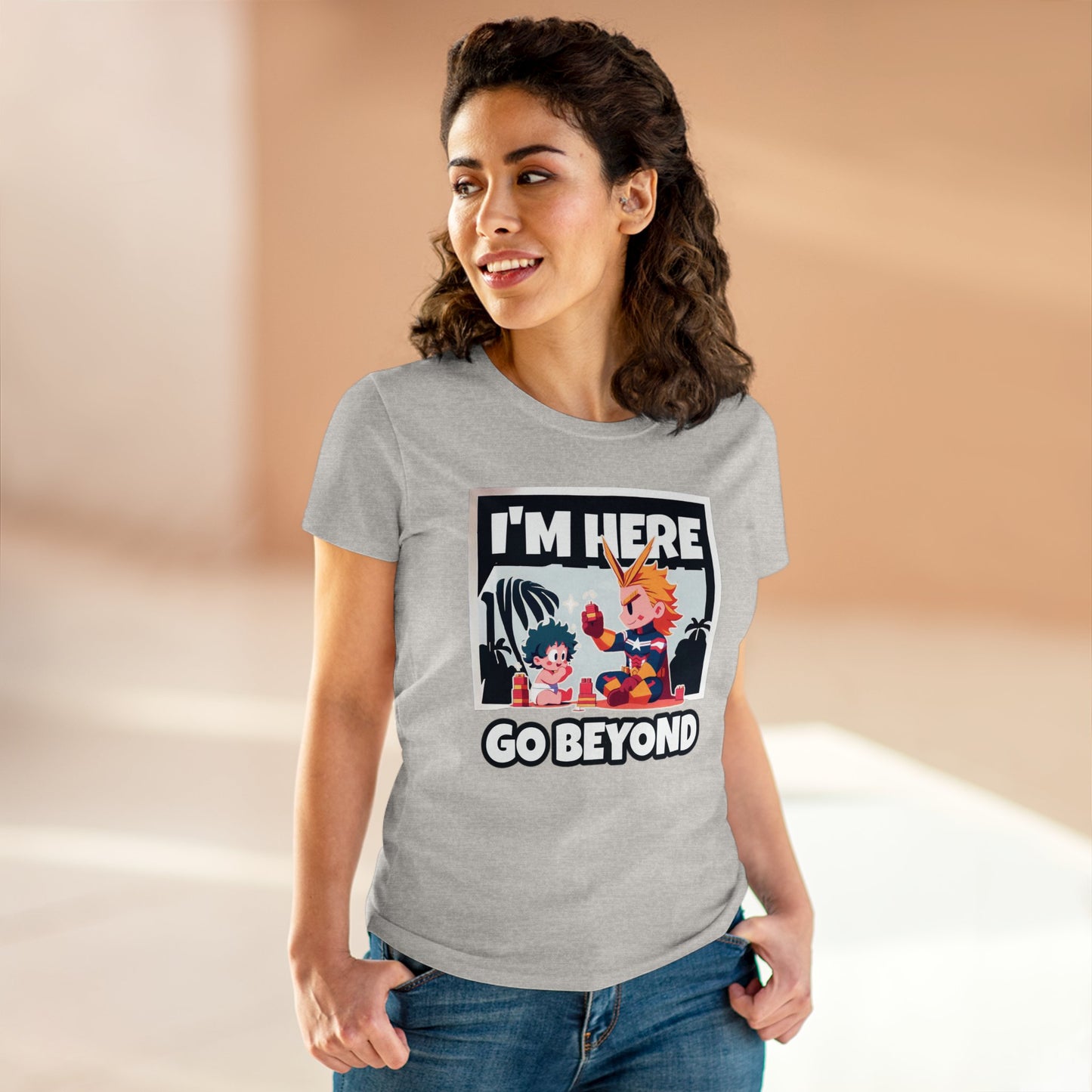 Mighty Playdate: Building Dreams in Cotton Comfort! Women's Graphic Tee