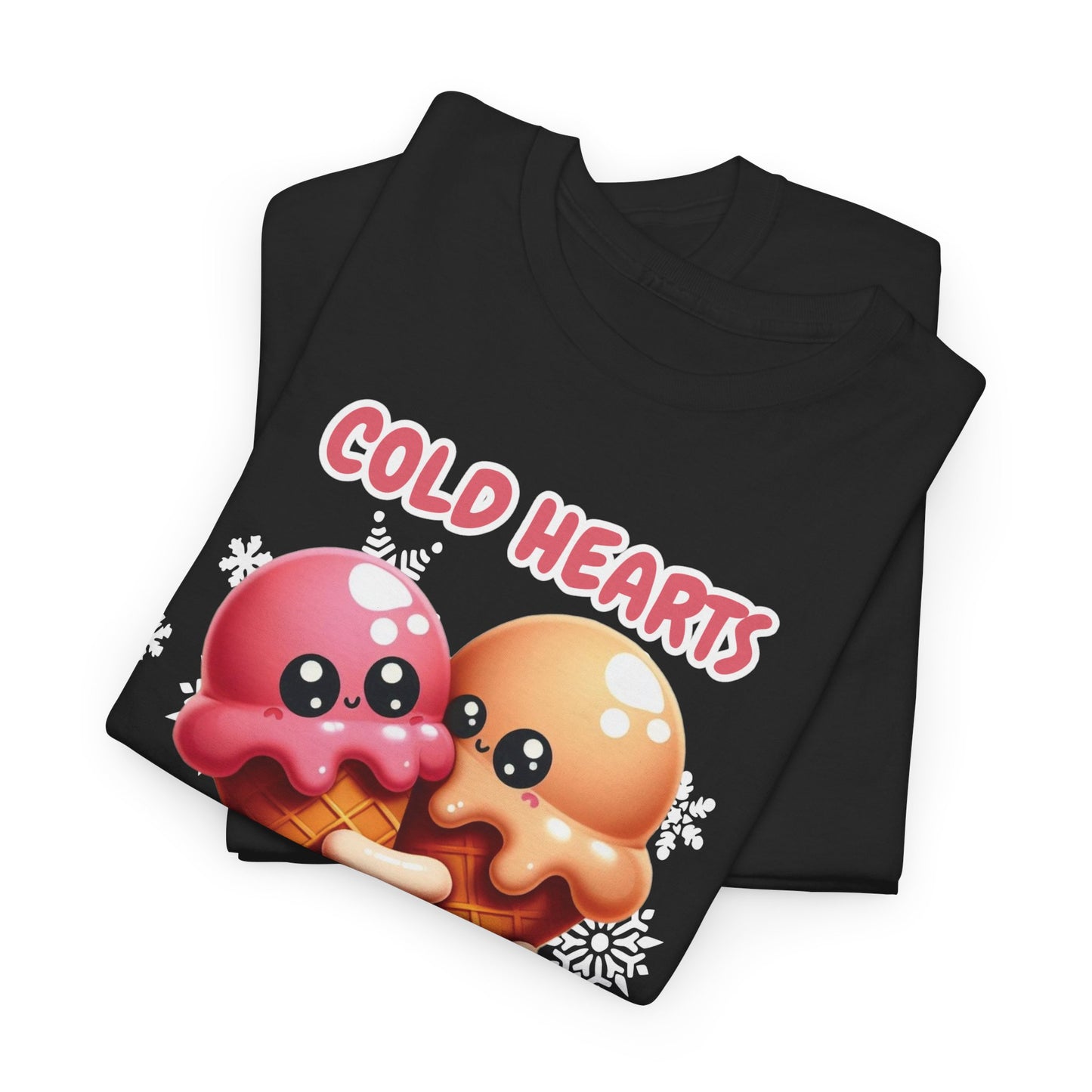Cold hearts, warm embrace - Unisex Heavy Cotton Tee