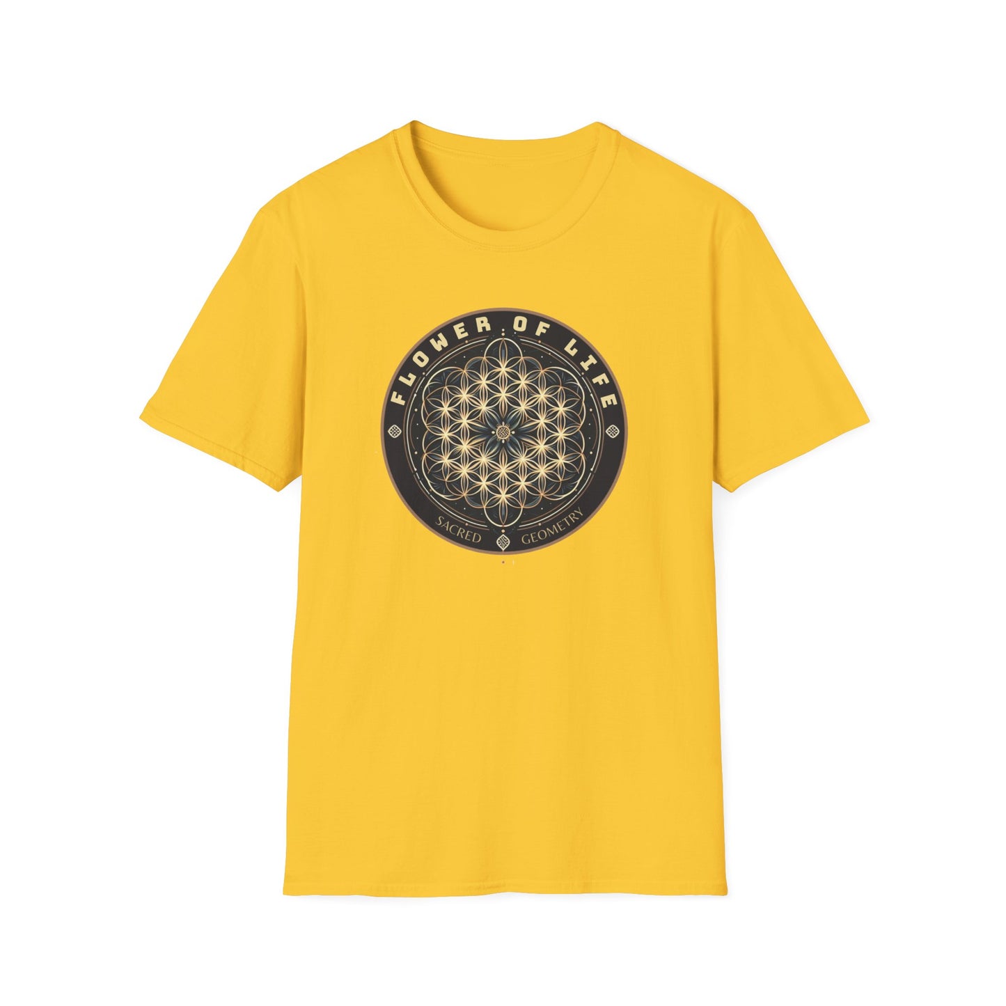 Eternal Unity: Unisex Cotton Tee Featuring the Flower of Life