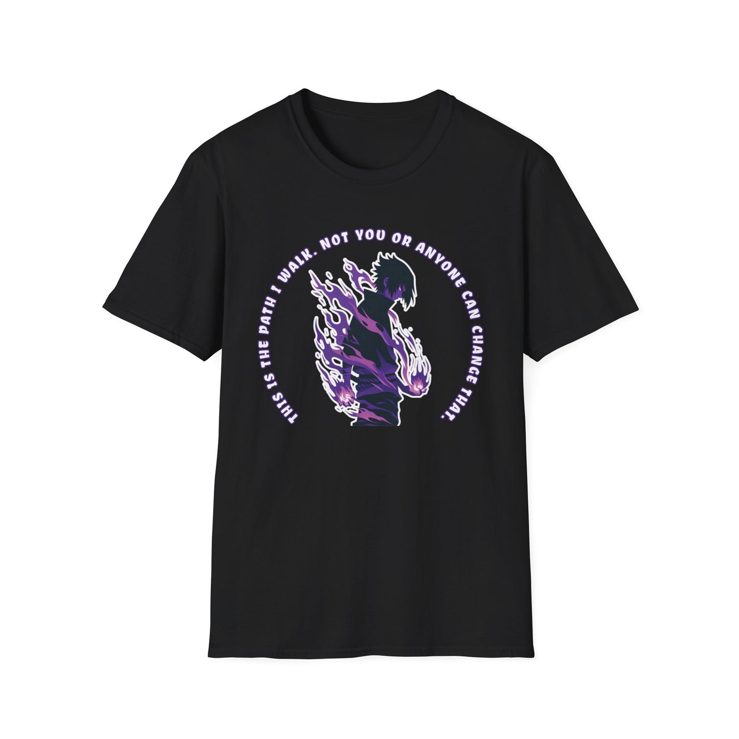 Sasuke's Resolve: Uchiha Strength Unisex Graphic Tee