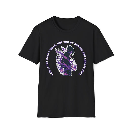 Sasuke's Resolve: Uchiha Strength Unisex Graphic Tee