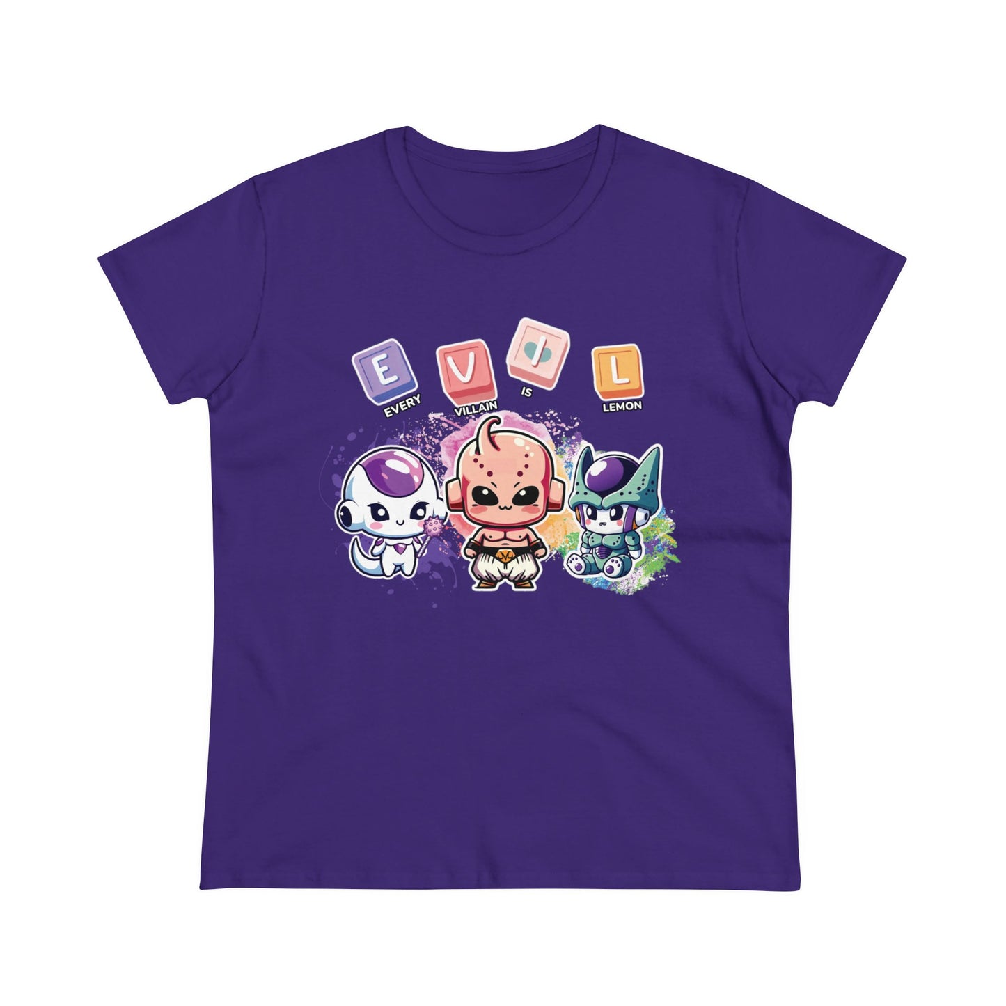 Tiny Tyrants of the Galaxy: Every Villain Is Lemon  – Death by Cuteness!, Women's Cotton Graphic Tee