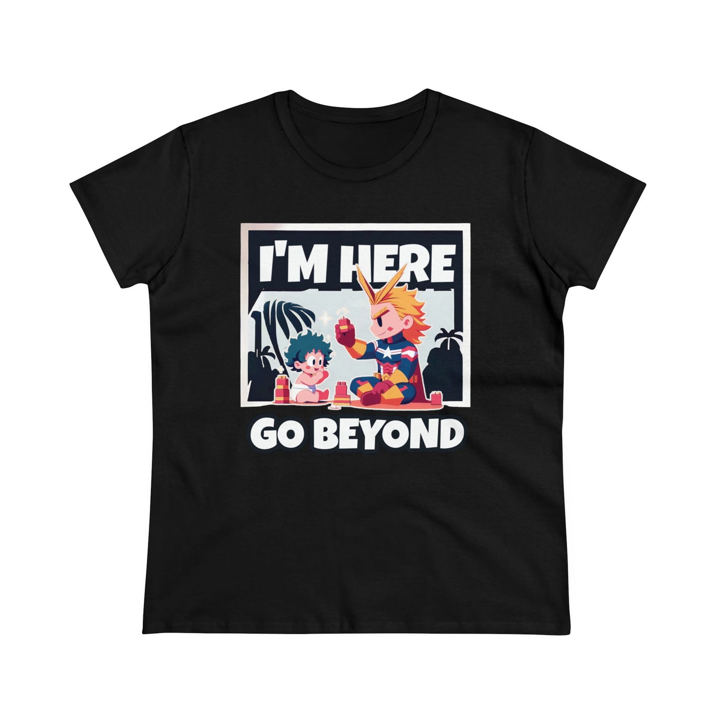 Mighty Playdate: Building Dreams in Cotton Comfort! Women's Graphic Tee