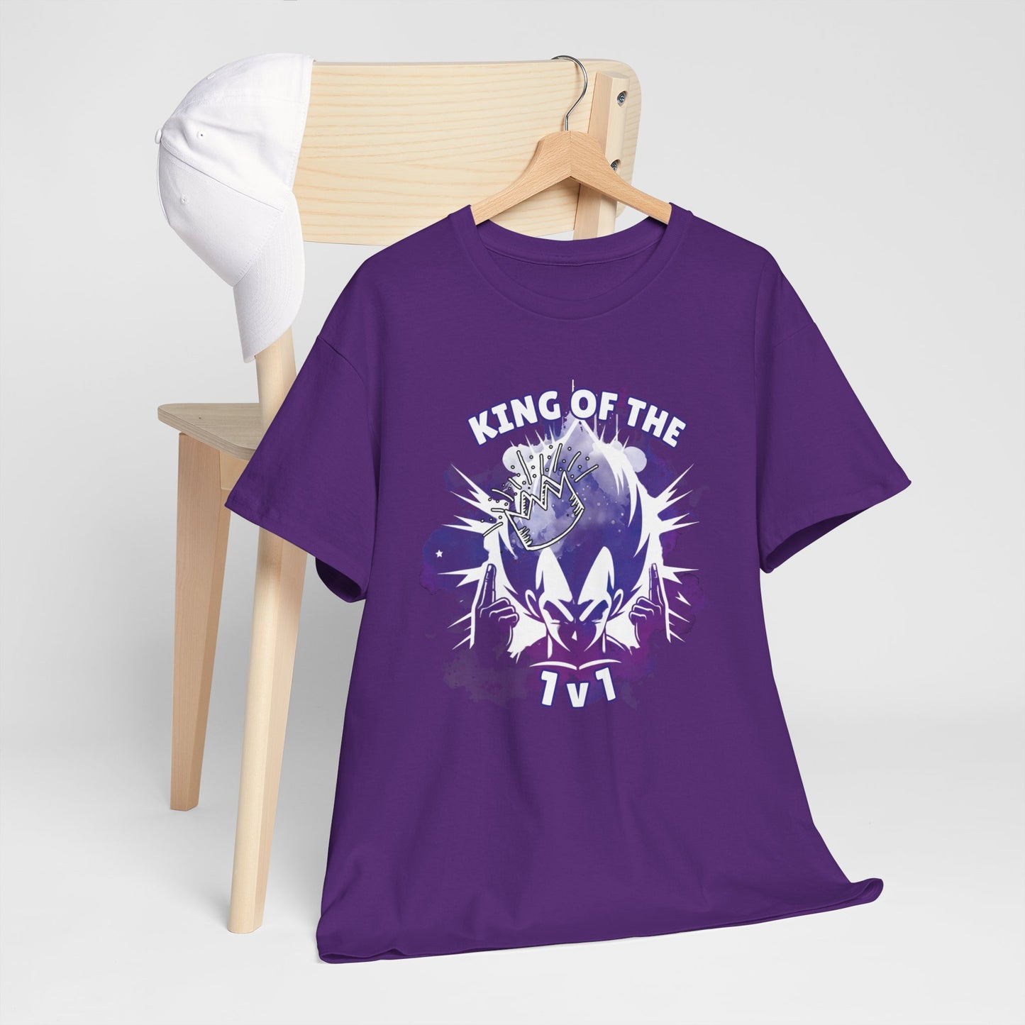 King of 1v1, Saiyan Prince Unisex Heavy cotton Tee
