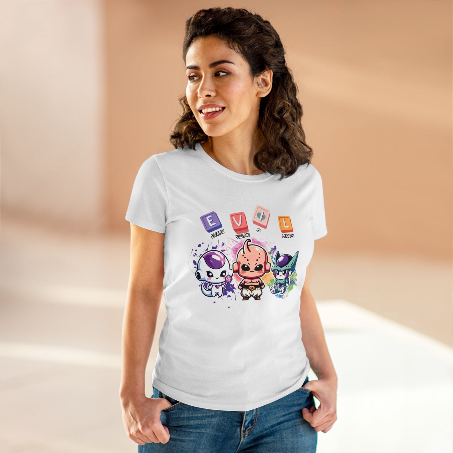 Tiny Tyrants of the Galaxy: Every Villain Is Lemon  – Death by Cuteness!, Women's Cotton Graphic Tee