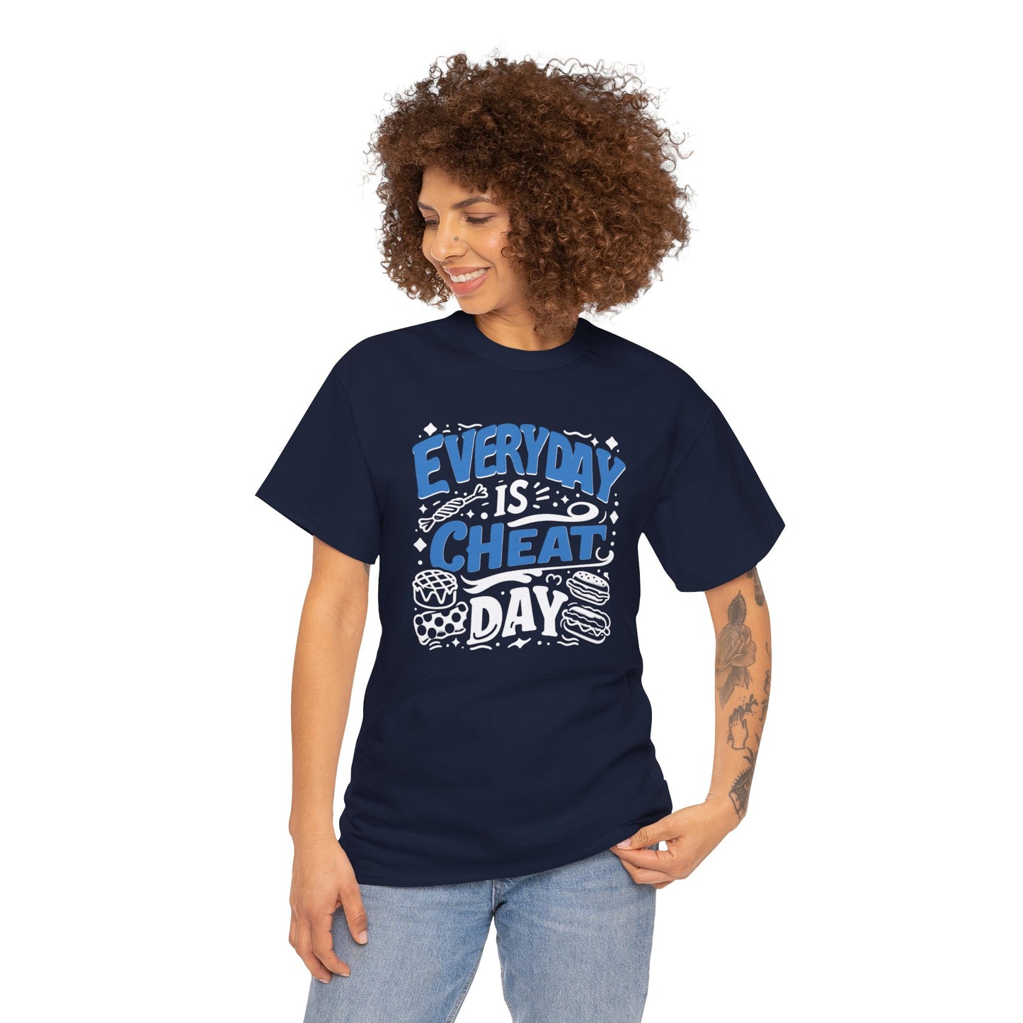 24/7 Cheat Day: Satisfy Your Cravings-Unisex Graphic Tee