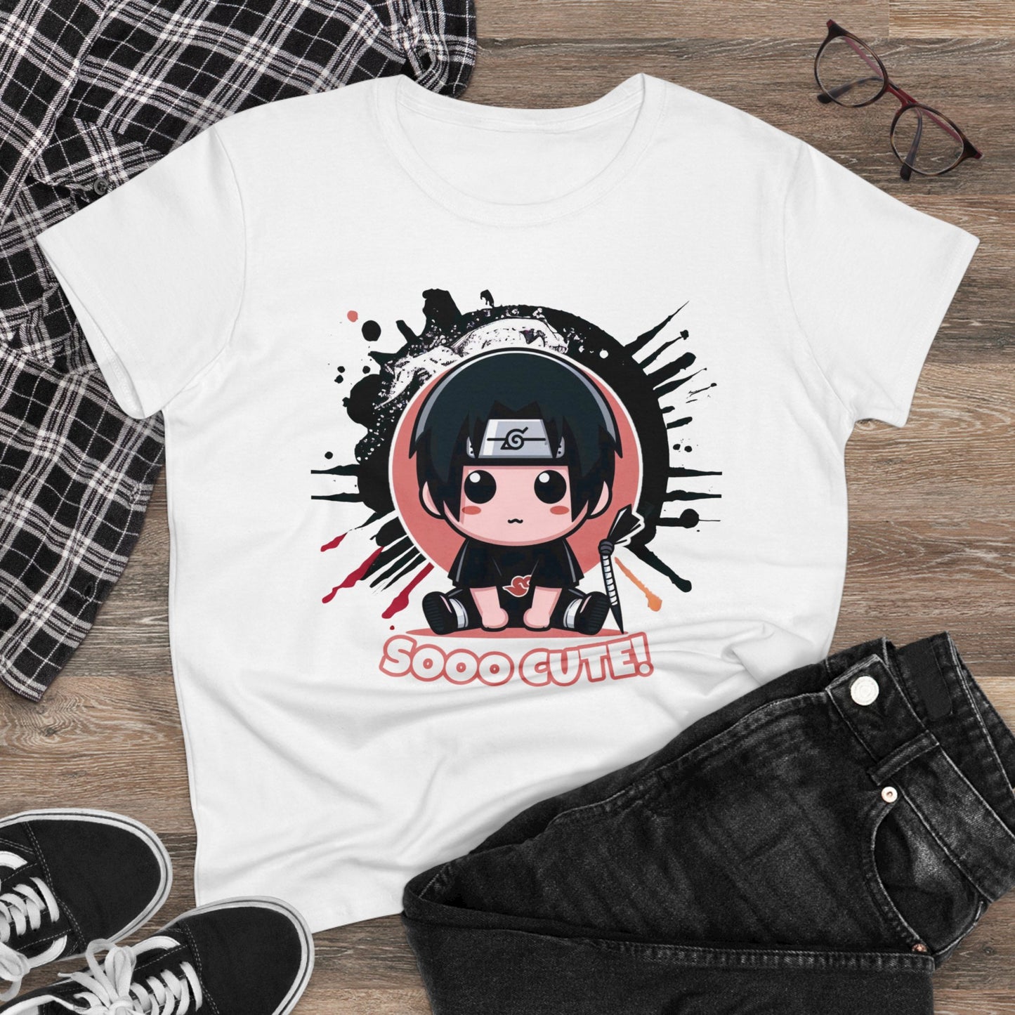 Cute Edition, Small but Deadly: Itty Bitty Ninja β Because Genjutsu Starts Early! Women's Graphic Tee