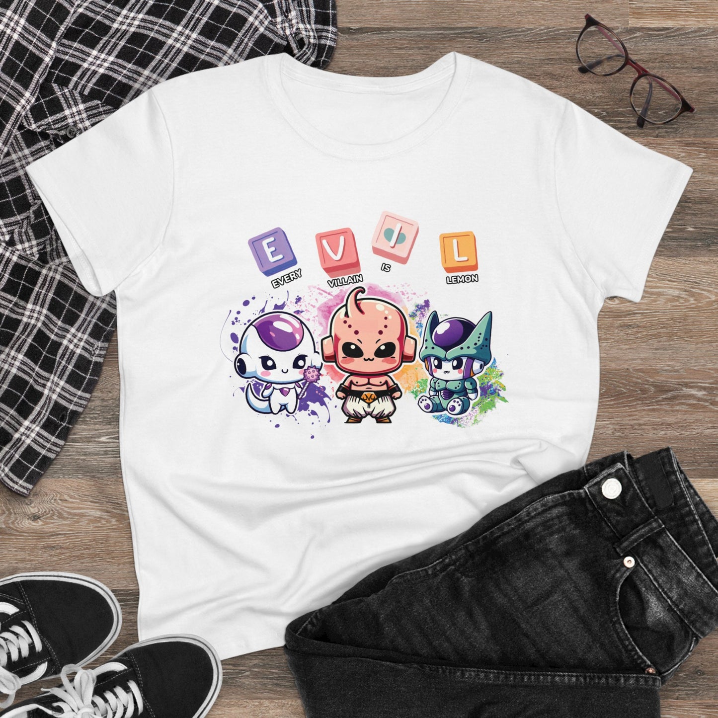 Tiny Tyrants of the Galaxy: Every Villain Is Lemon  – Death by Cuteness!, Women's Cotton Graphic Tee