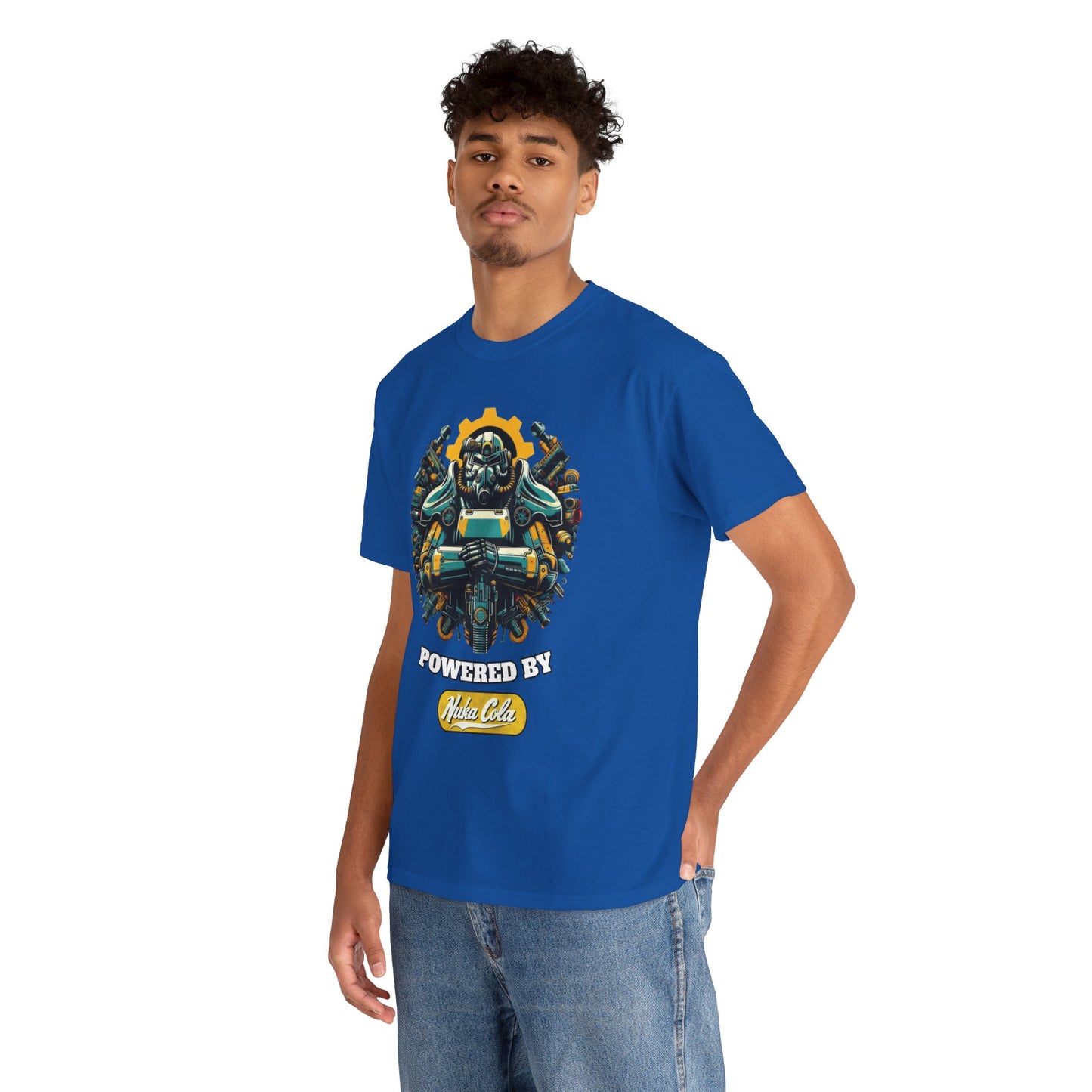Nuka Cola powered Power Armor, Unisex Heavy Cotton Tee