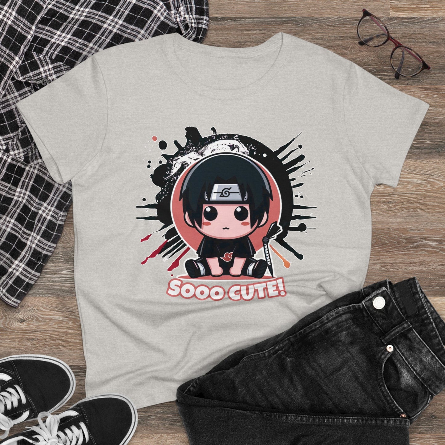 Cute Edition, Small but Deadly: Itty Bitty Ninja β Because Genjutsu Starts Early! Women's Graphic Tee