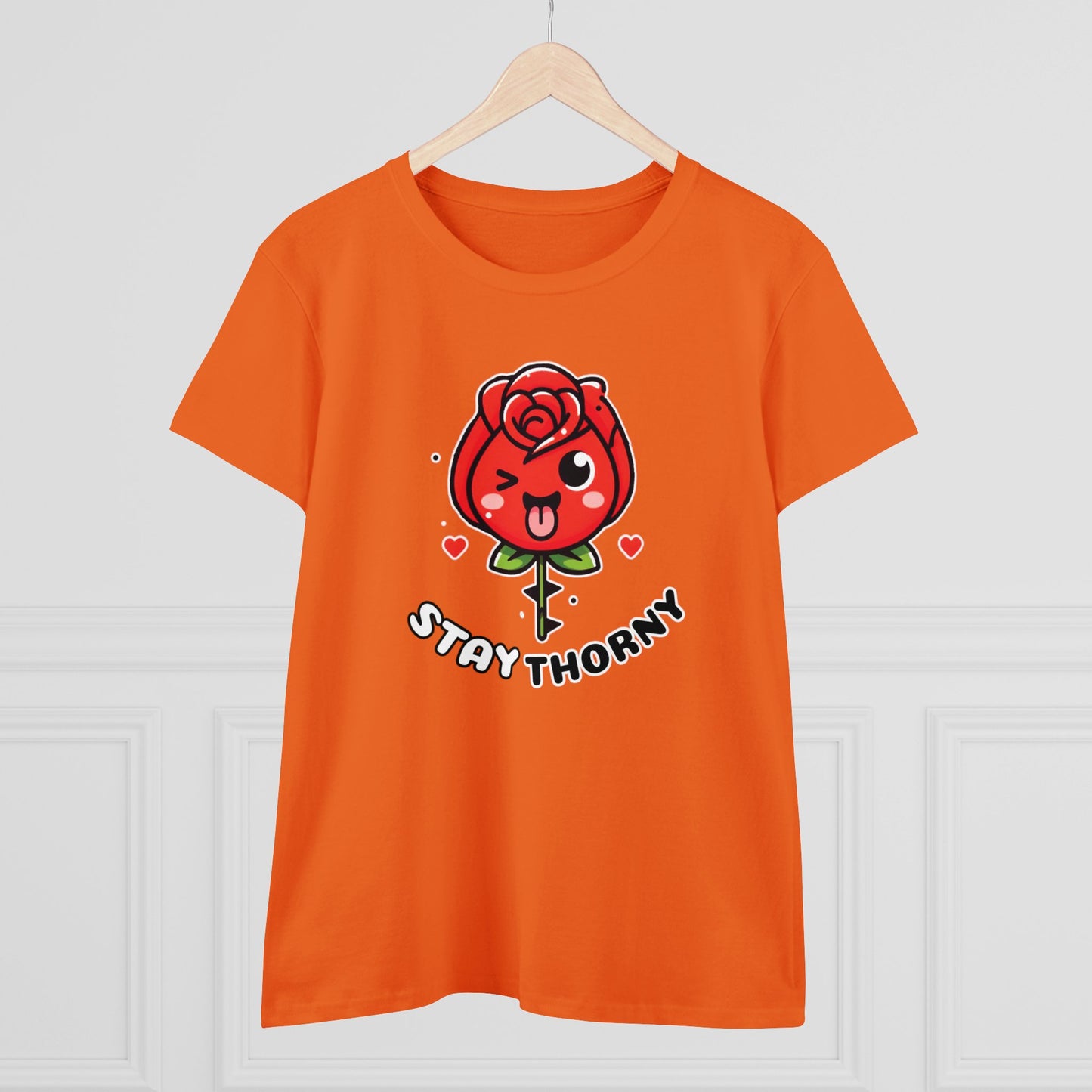 Women's Graphic Tee, Stay Thorny Soft style