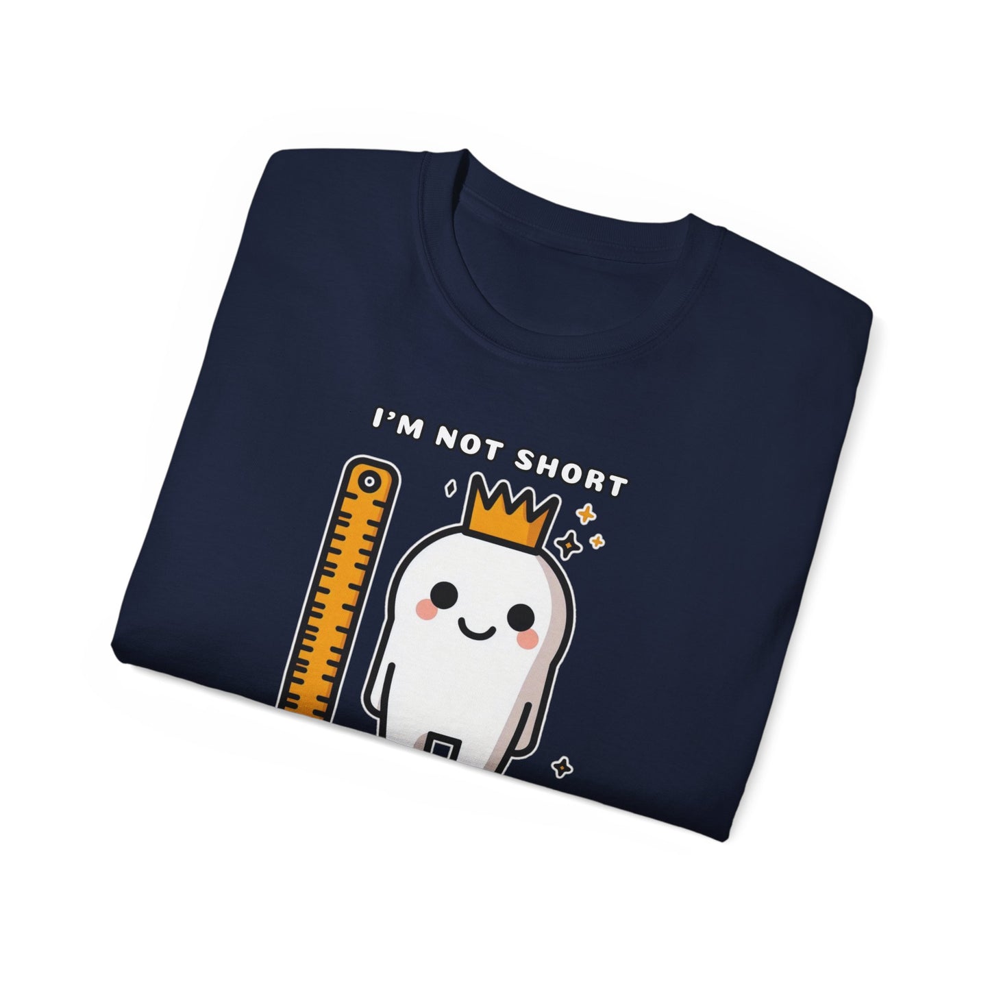 Vertically Challenged, Height Reserved! Unisex Ultra Cotton Tee