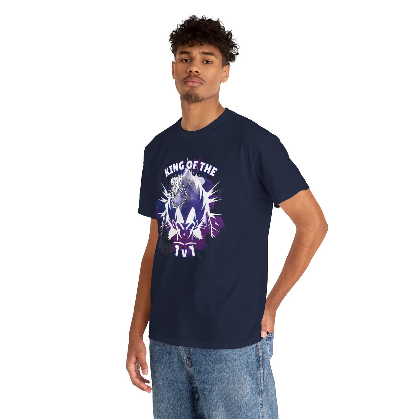 King of 1v1, Saiyan Prince Unisex Heavy cotton Tee