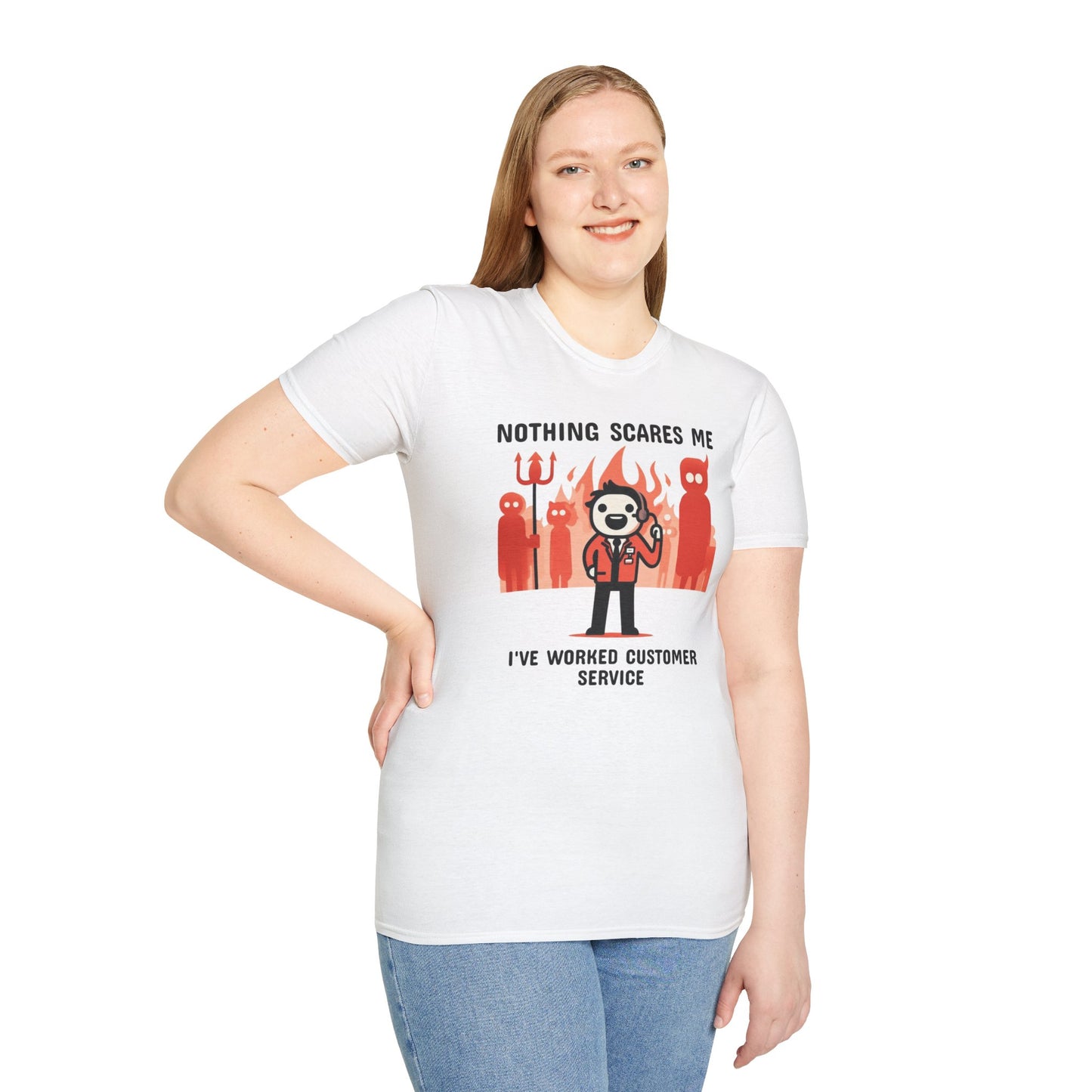 Customer Service Survivor: Thriving in Hell and Still Smiling! Unisex Graphic Tee