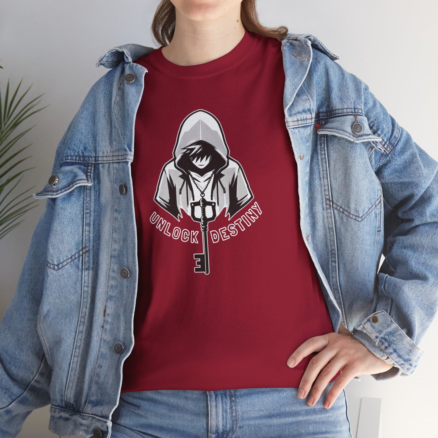 Hooded Hero: Keyblade Quest, Unisex Heavy Cotton Tee