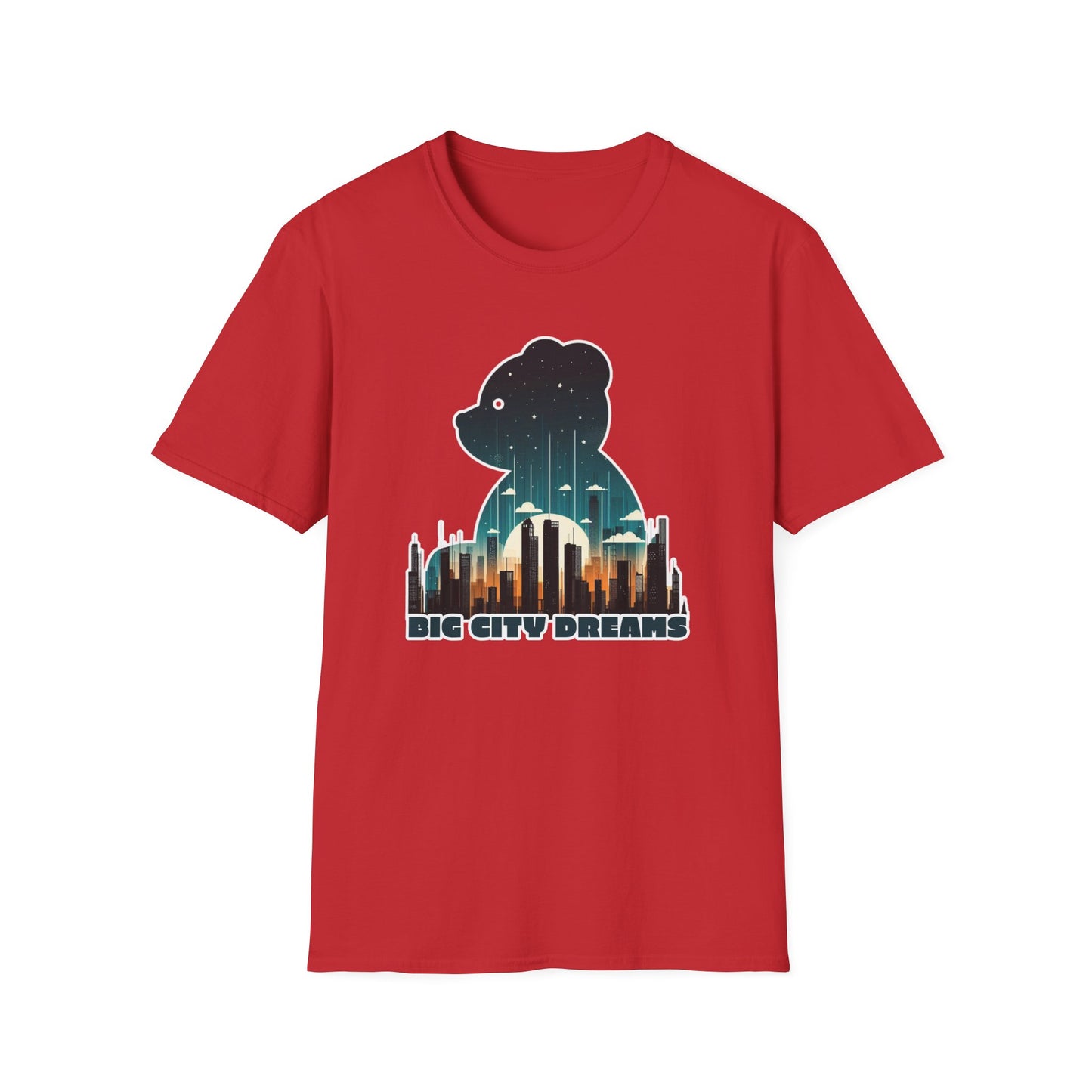 Bear in the Big City Graphic Tee; Cotton Unisex