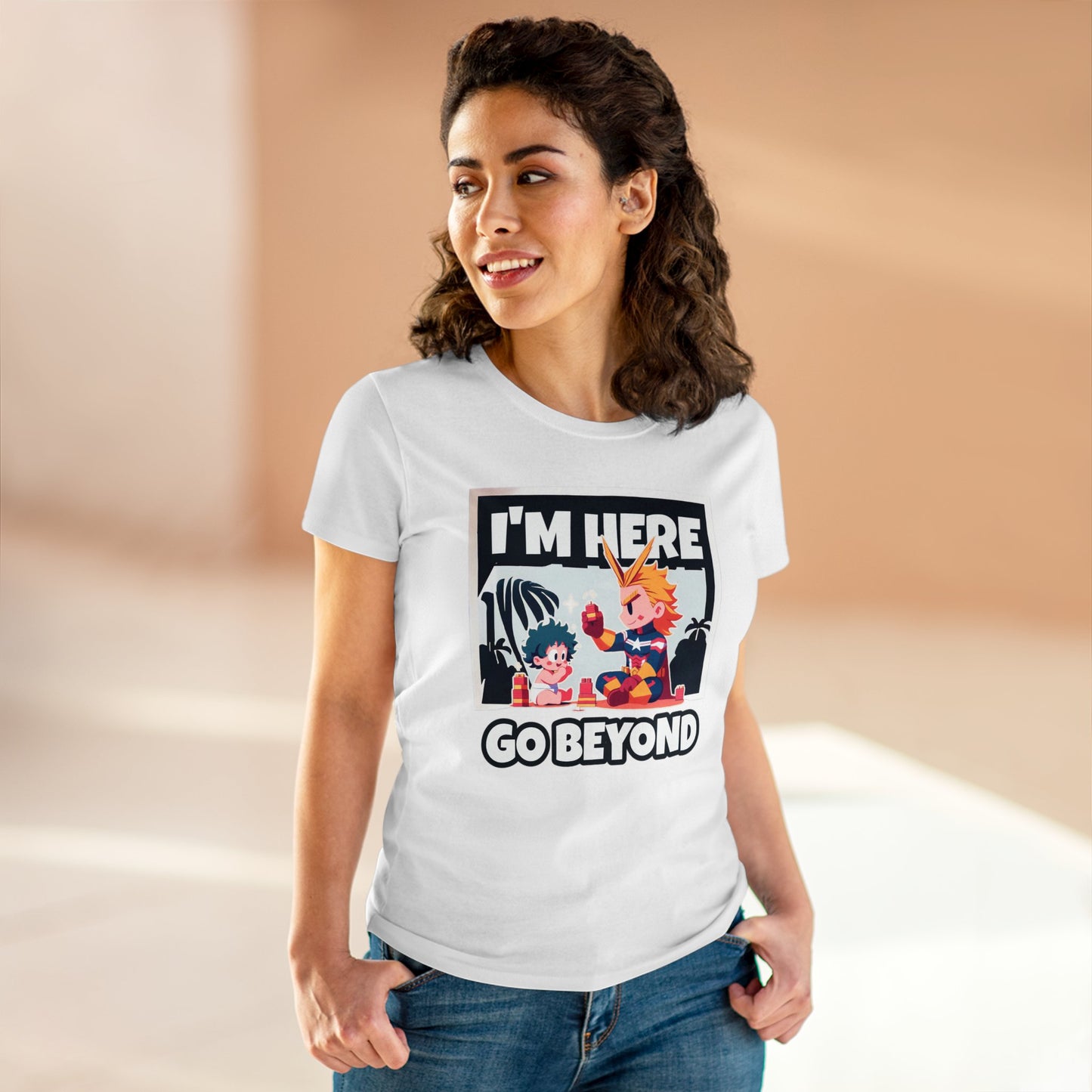 Mighty Playdate: Building Dreams in Cotton Comfort! Women's Graphic Tee
