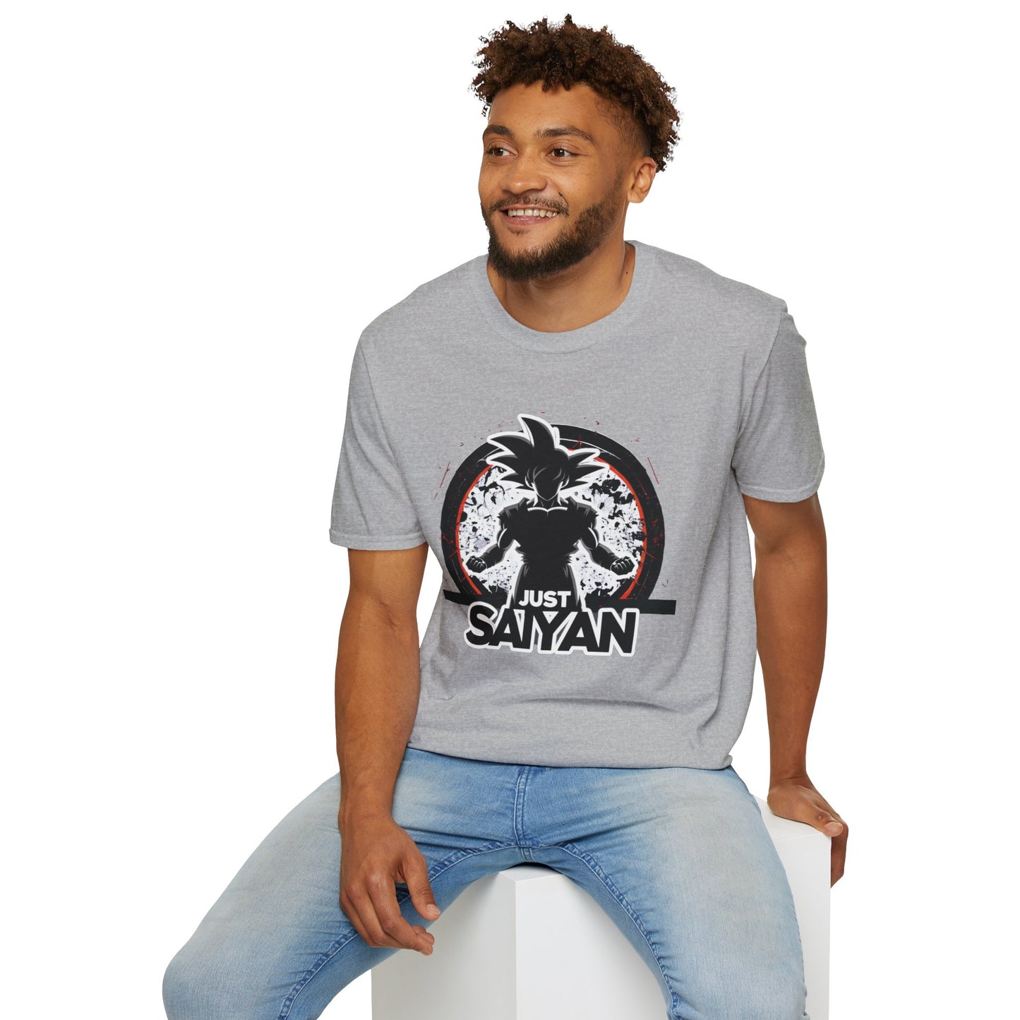 Just Saiyan: Exclusive kakarot Silhouette Graphic Tee for Anime Enthusiasts
