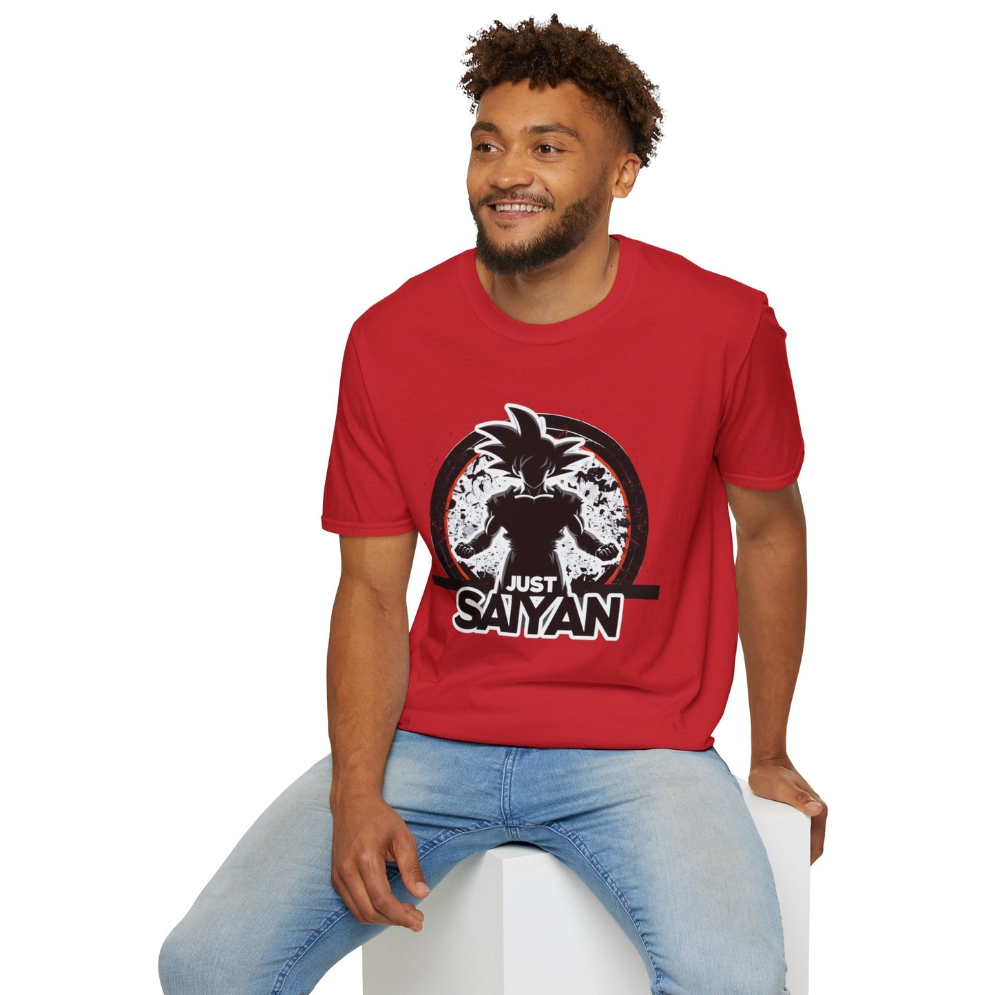 Just Saiyan: Exclusive kakarot Silhouette Graphic Tee for Anime Enthusiasts