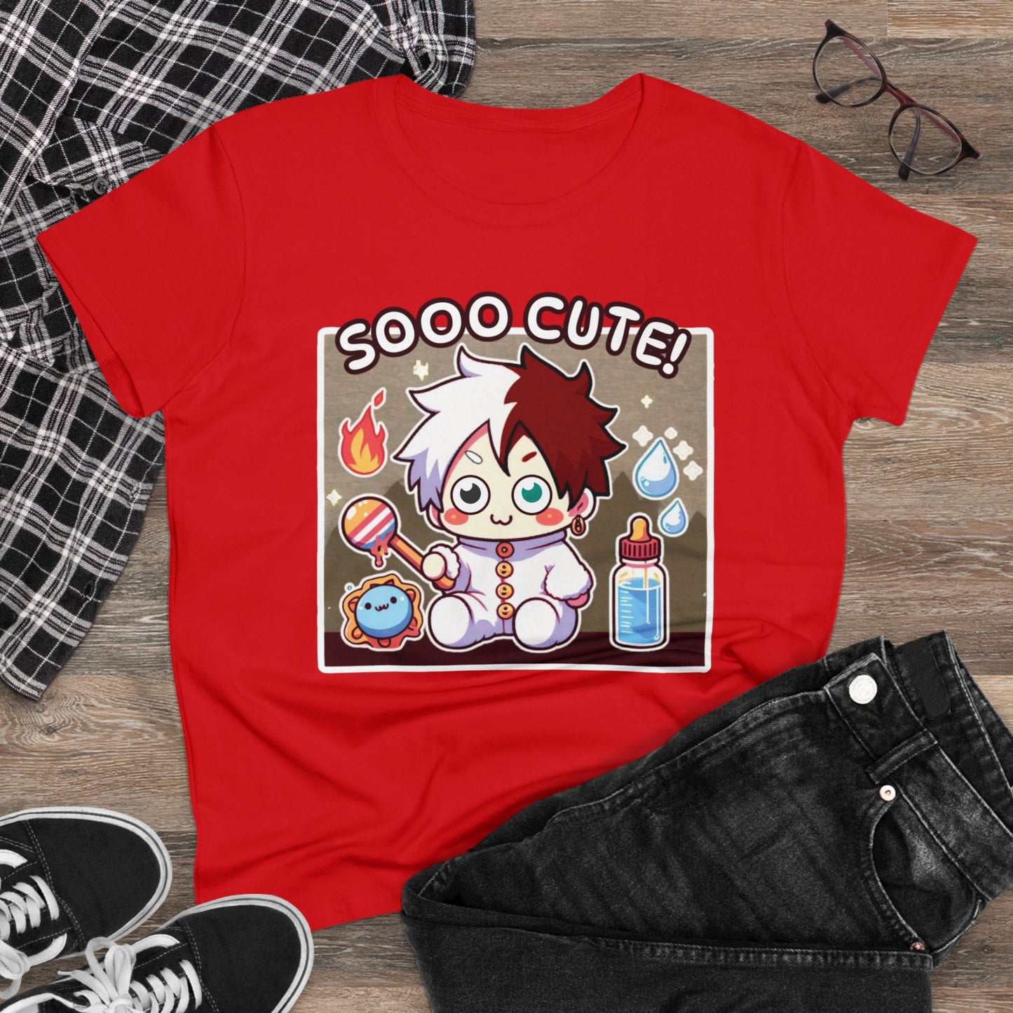 Cute edition: Milk & Quirks Women's Midweight Cotton Tee