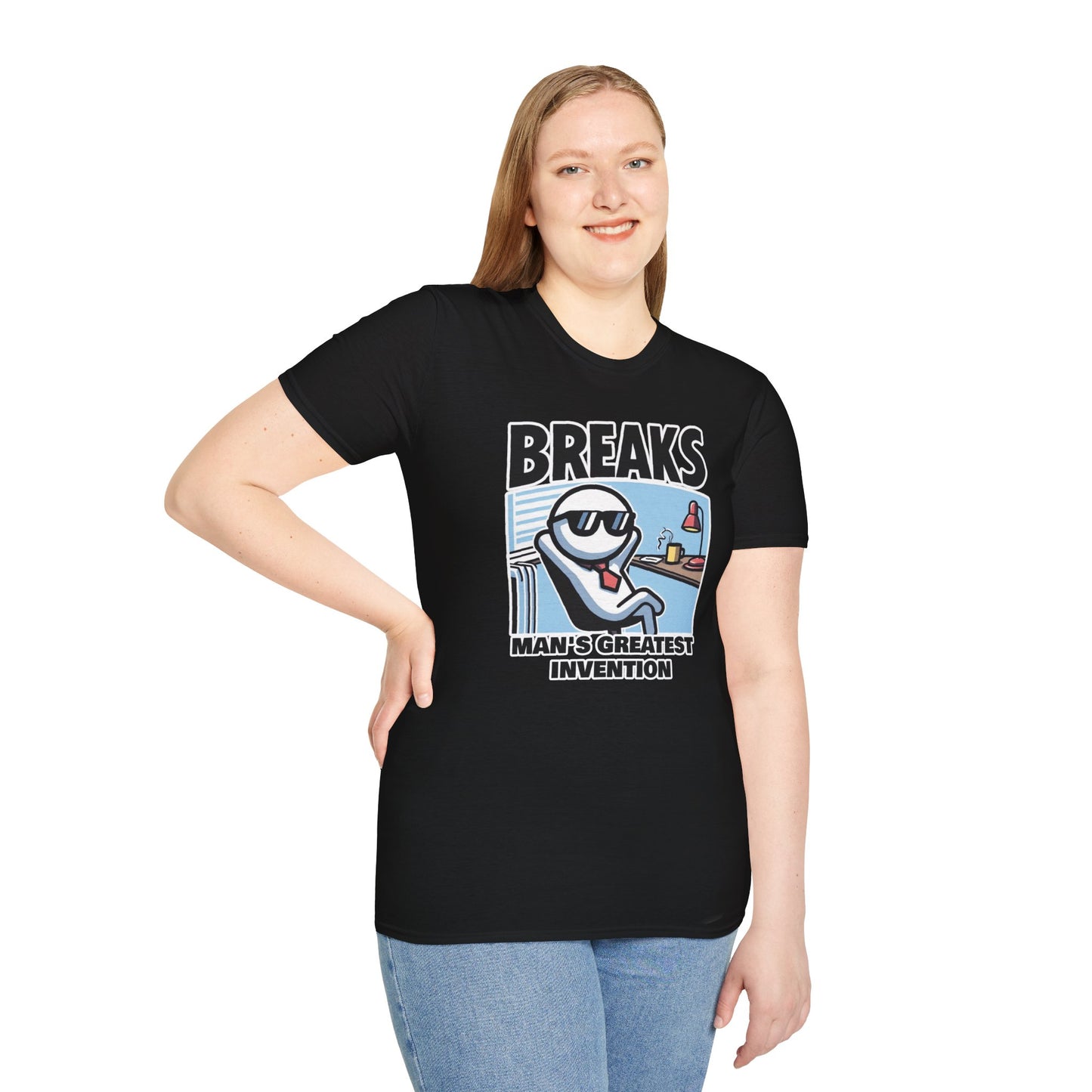 Break Time Bandit: Best Moments Happen on break...Unisex Graphics Tee