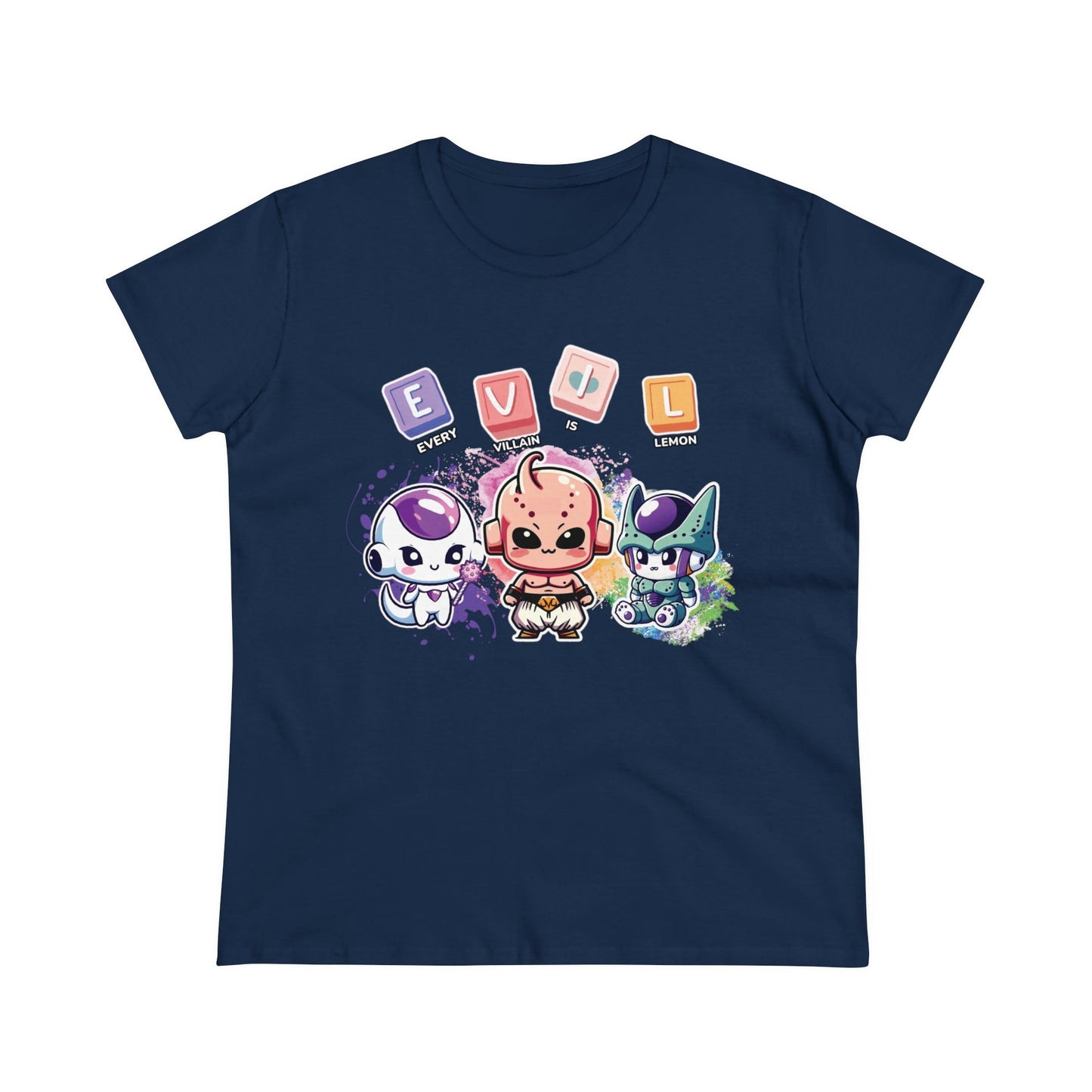 Tiny Tyrants of the Galaxy: Every Villain Is Lemon  – Death by Cuteness!, Women's Cotton Graphic Tee