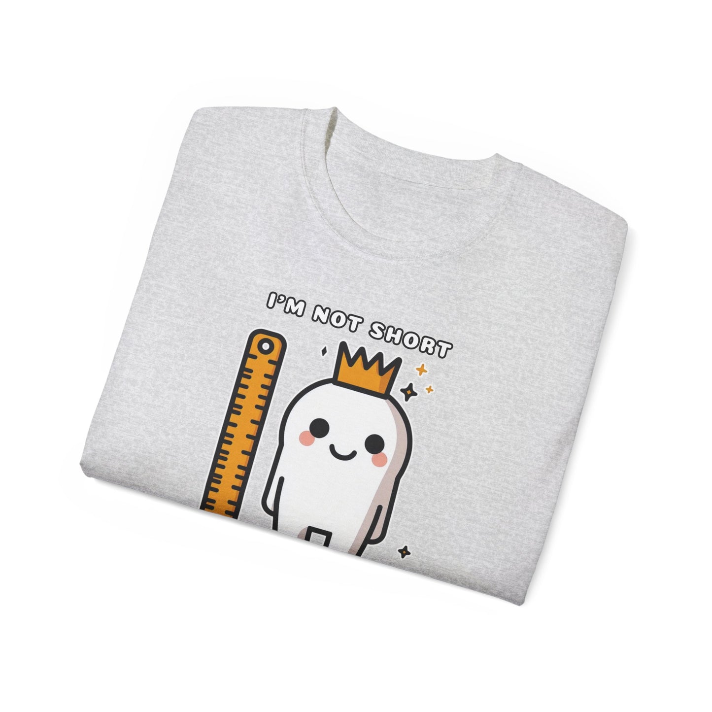 Vertically Challenged, Height Reserved! Unisex Ultra Cotton Tee