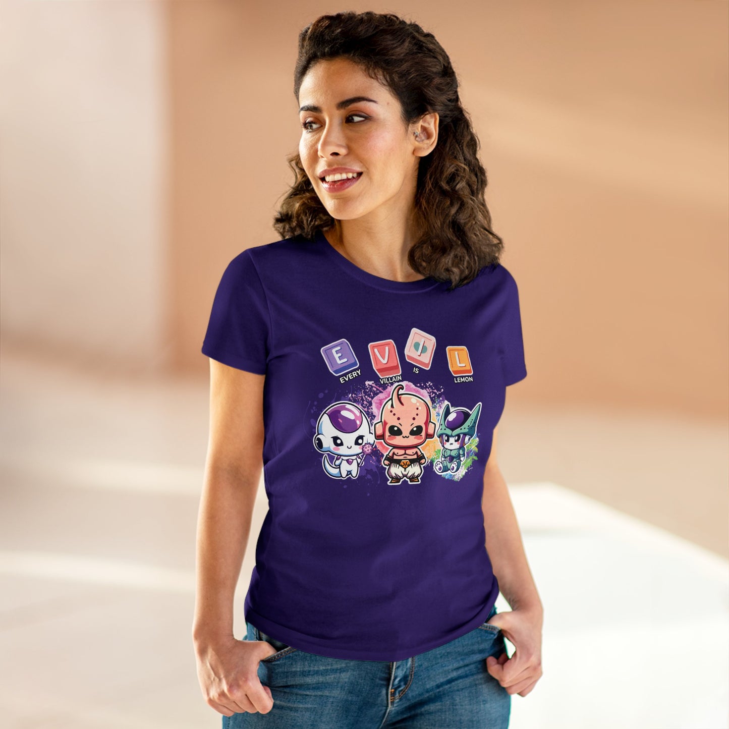 Tiny Tyrants of the Galaxy: Every Villain Is Lemon  – Death by Cuteness!, Women's Cotton Graphic Tee