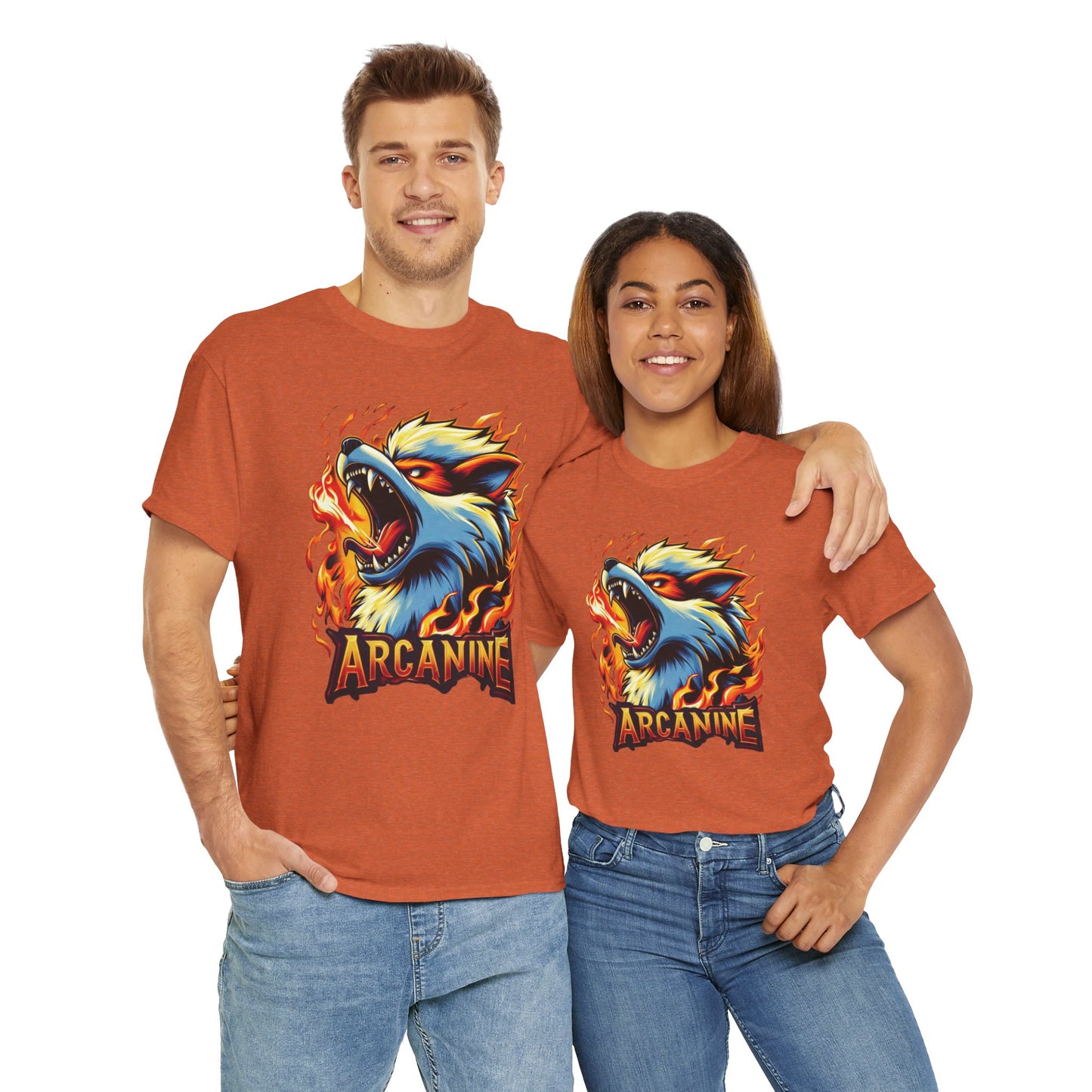 Blazing Arcanine Roar Tee Unisex Heavy cotton Tee