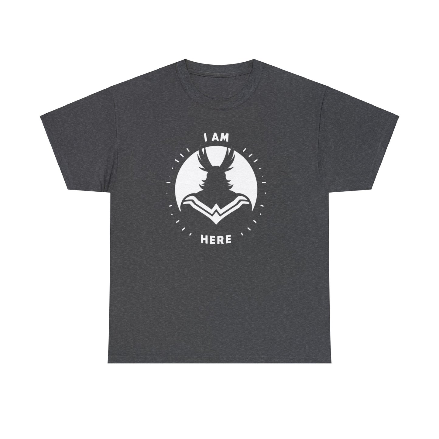 Unleash Your Hero Within: Mighty Silhouette Empowerment Tee Unisex Heavy Cotton Tee