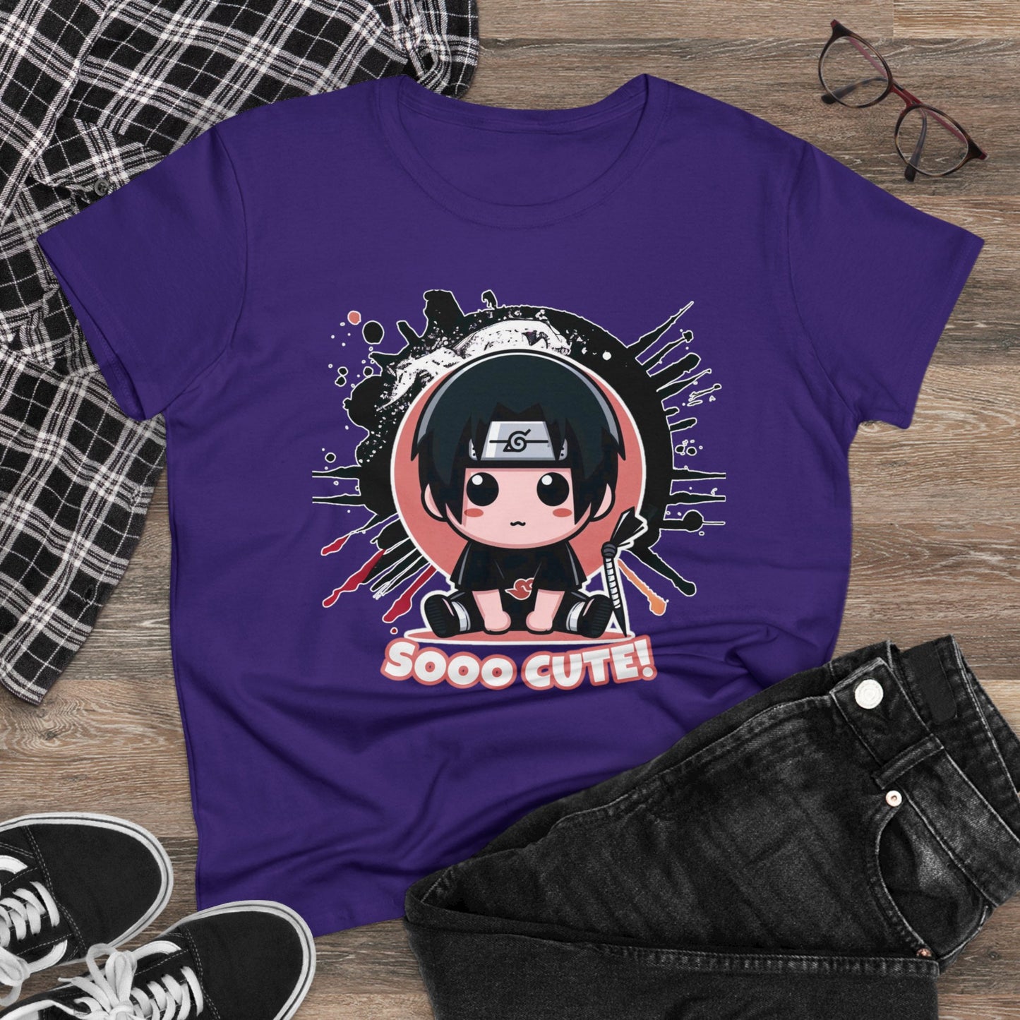 Cute Edition, Small but Deadly: Itty Bitty Ninja β Because Genjutsu Starts Early! Women's Graphic Tee