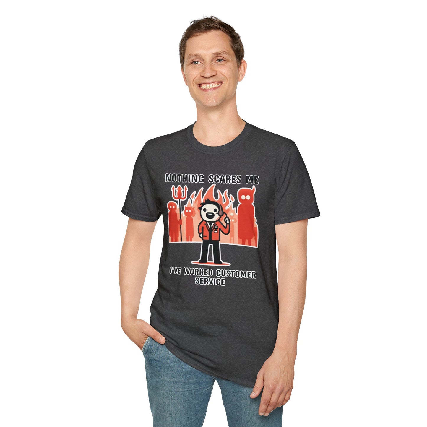 Customer Service Survivor: Thriving in Hell and Still Smiling! Unisex Graphic Tee