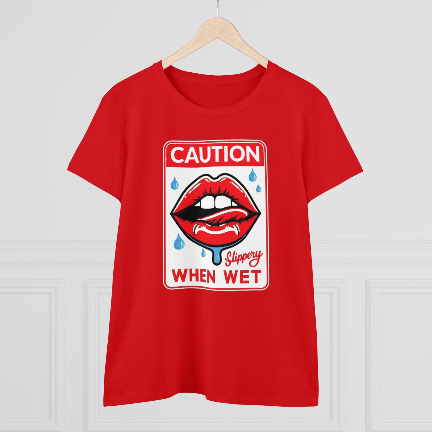 Wet & Witty: Adult Humor Splash Zone Tee for Women