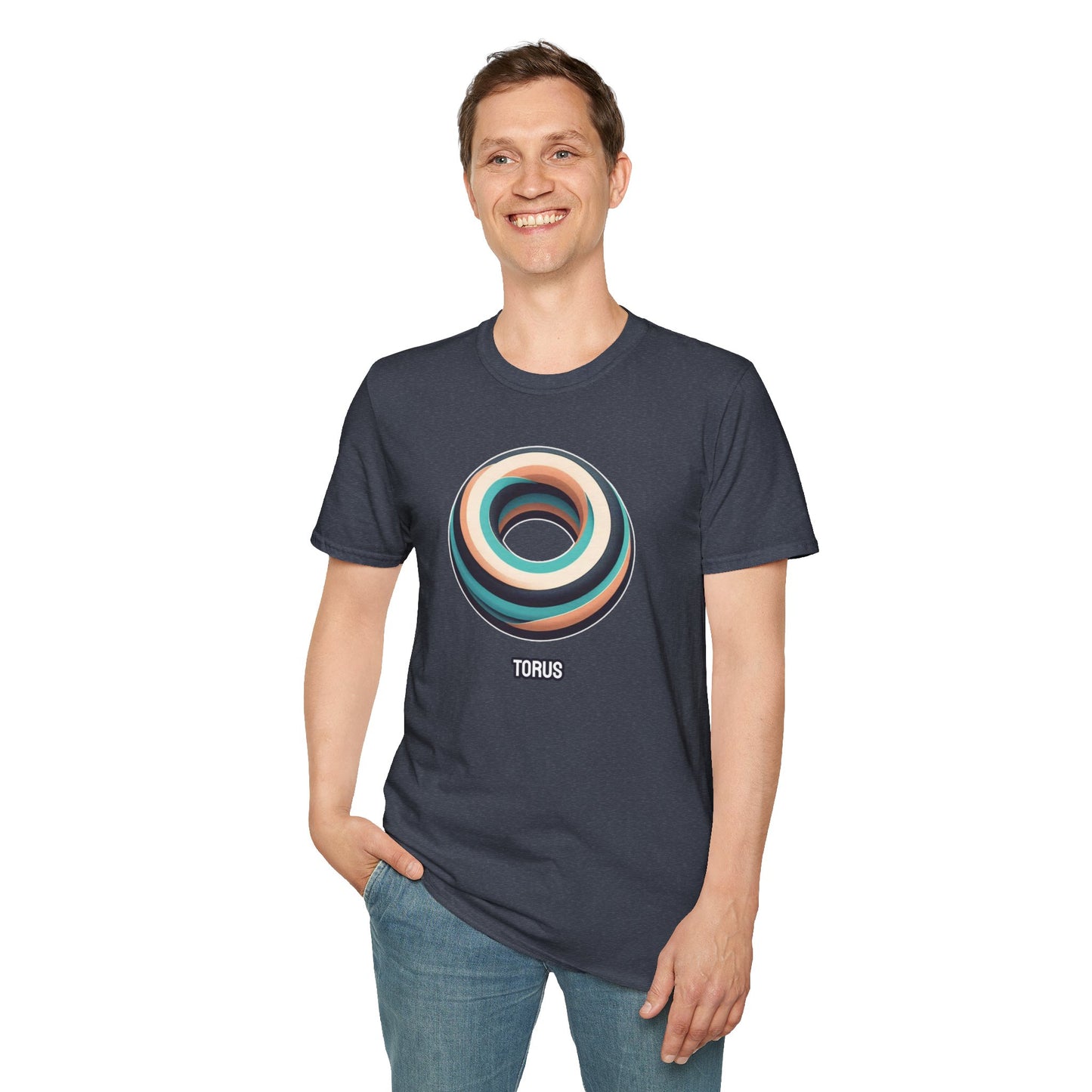 Mystic Donut: Embrace the Torus Vortex Unisex Tee