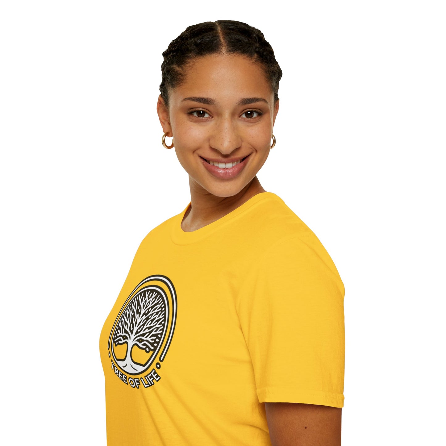 Roots of Balance: Unisex Tree of Life Essence Cotton Tee