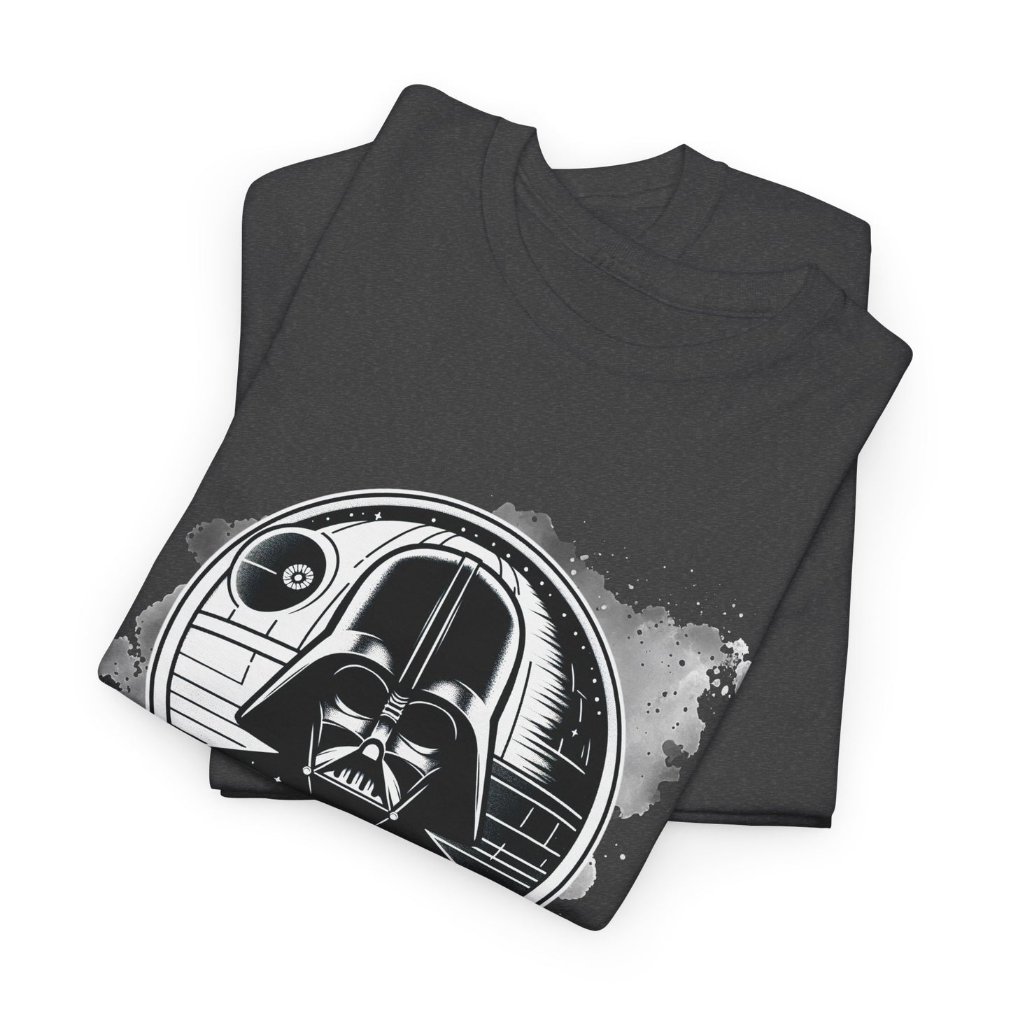 Dark Lord's Domain: Vader & Death Star Unisex Heavy Cotton Tee