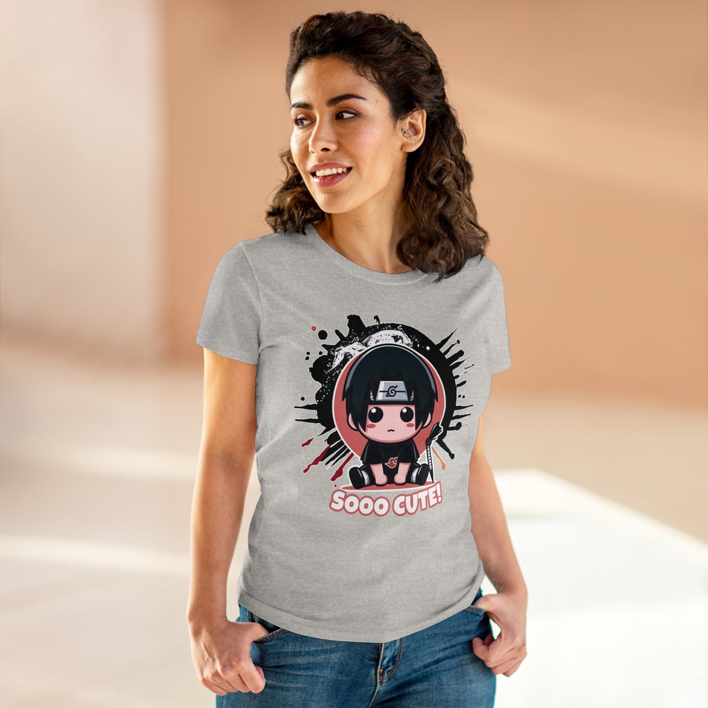 Cute Edition, Small but Deadly: Itty Bitty Ninja β Because Genjutsu Starts Early! Women's Graphic Tee
