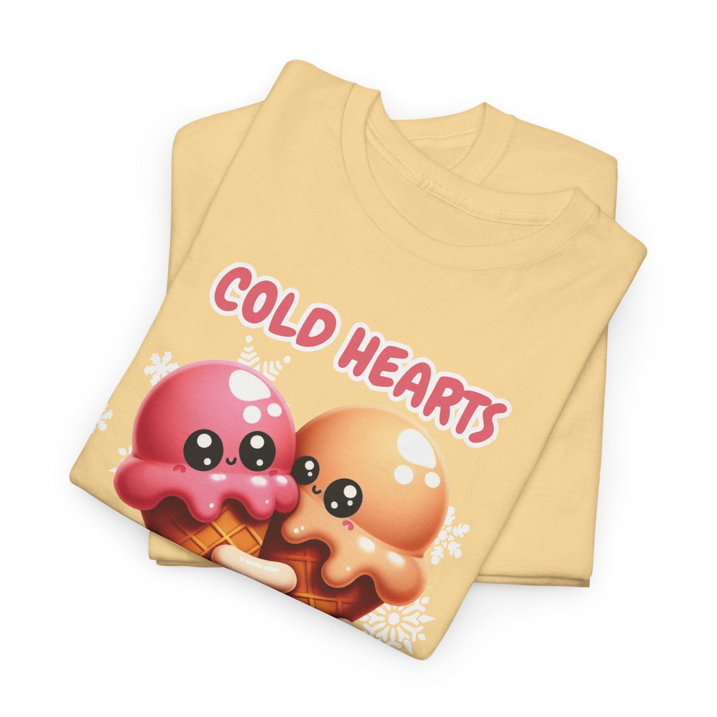 Cold hearts, warm embrace - Unisex Heavy Cotton Tee