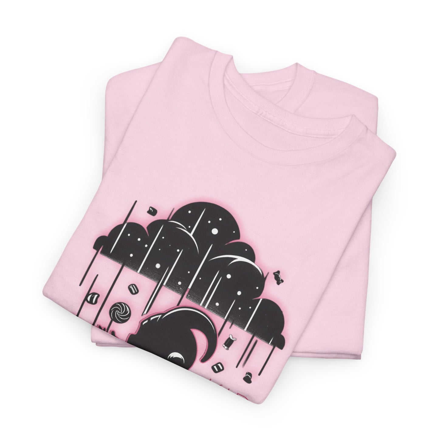 Candy Catastrophe: Rain of Sweets Unisex Heavy Cotton Tee