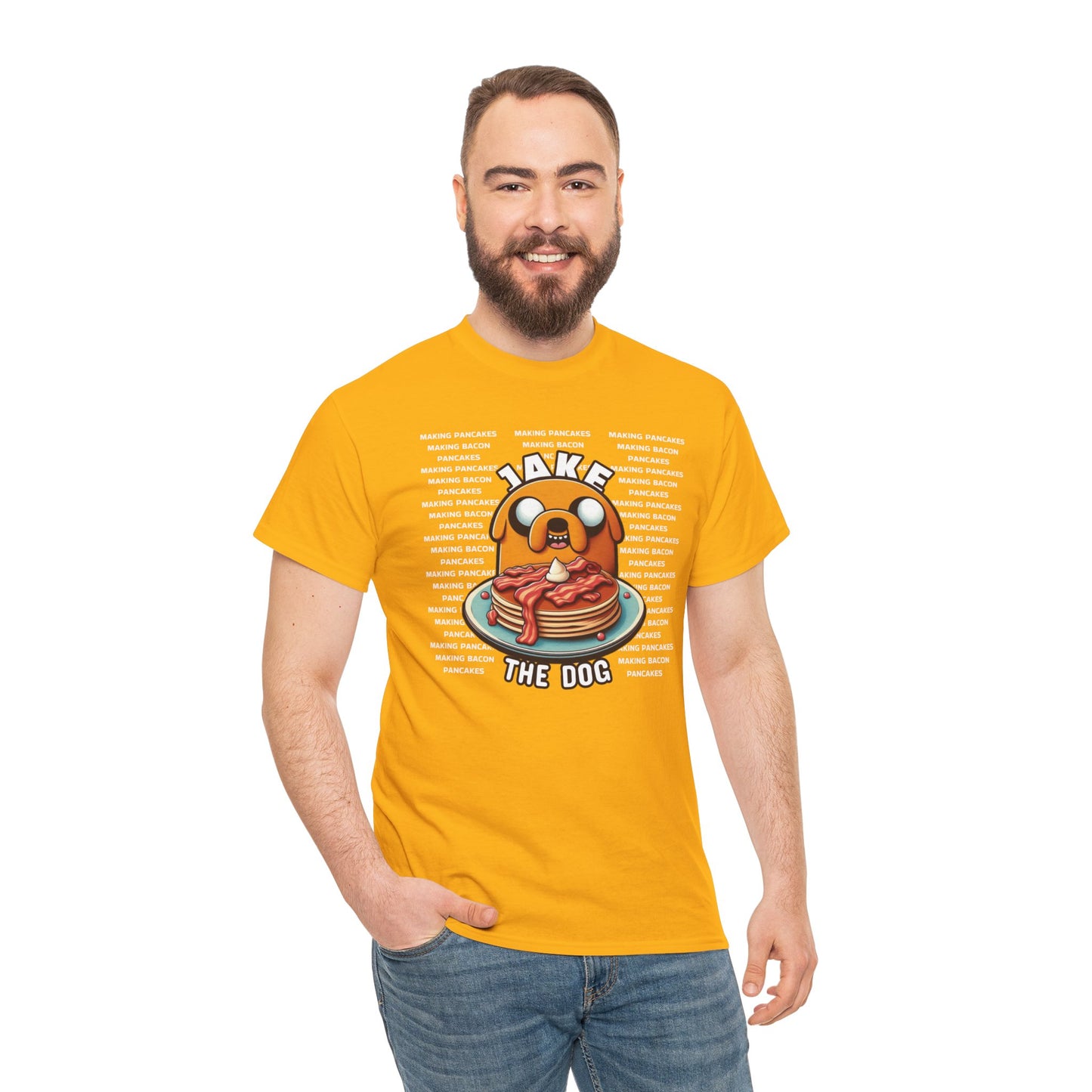 Flippin' Fun: Jake's Bacon Pancake Jam unisex Graphic Tee