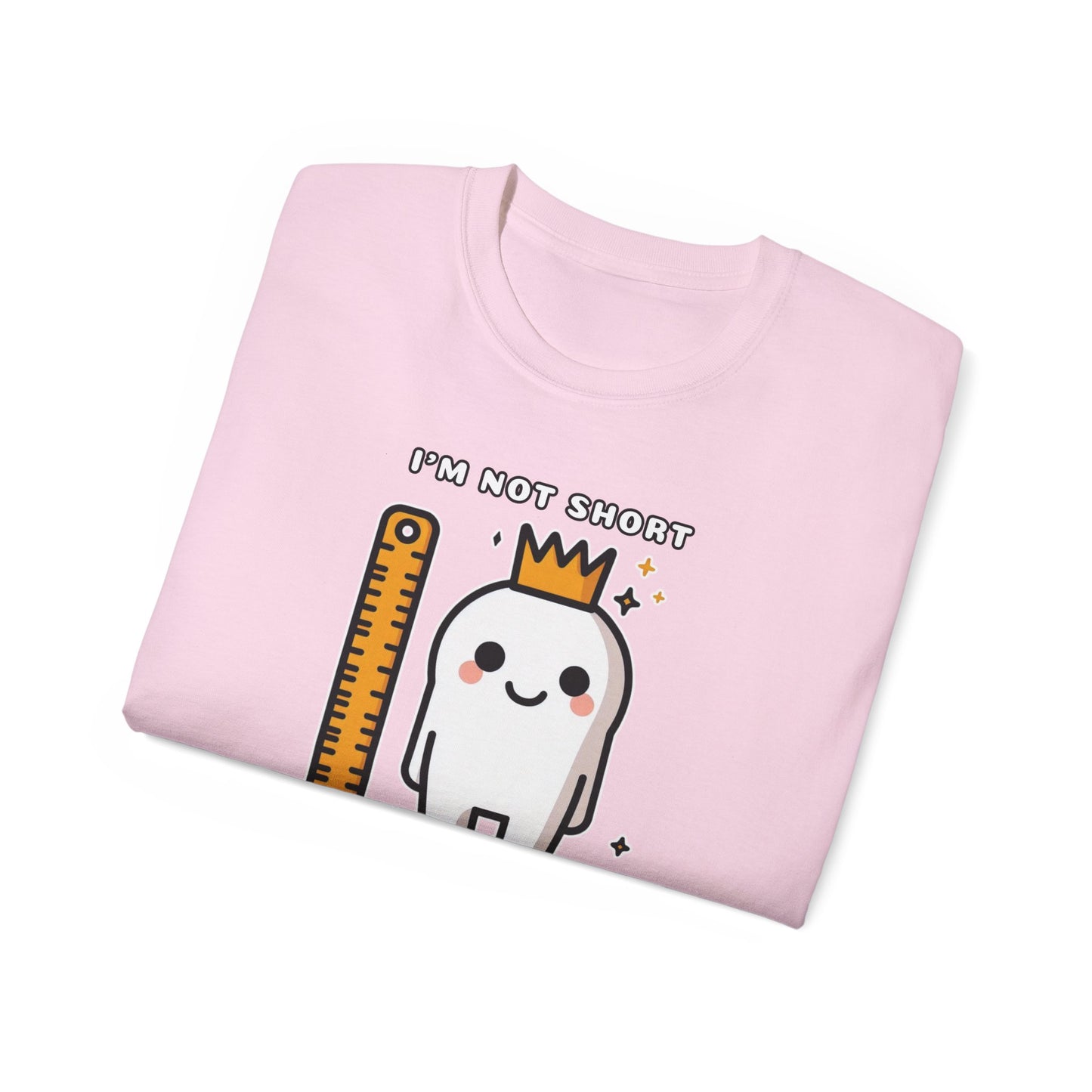 Vertically Challenged, Height Reserved! Unisex Ultra Cotton Tee