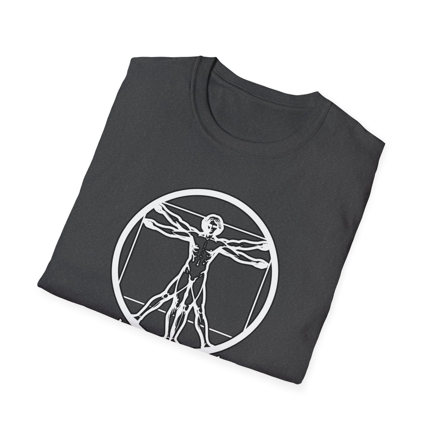 Discover Harmony: Vitruvian Essence Unisex Tee,  Perfect Balance!