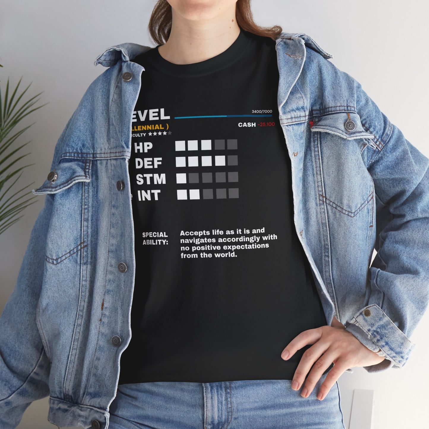 Millennial Quest: Life's Attributes - The Unisex Graphic Tee