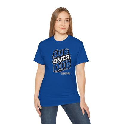Anime done right Tee: Settle the Score with 'Sub over Dub' , A Stylish Salute to Subtitle Superiority!