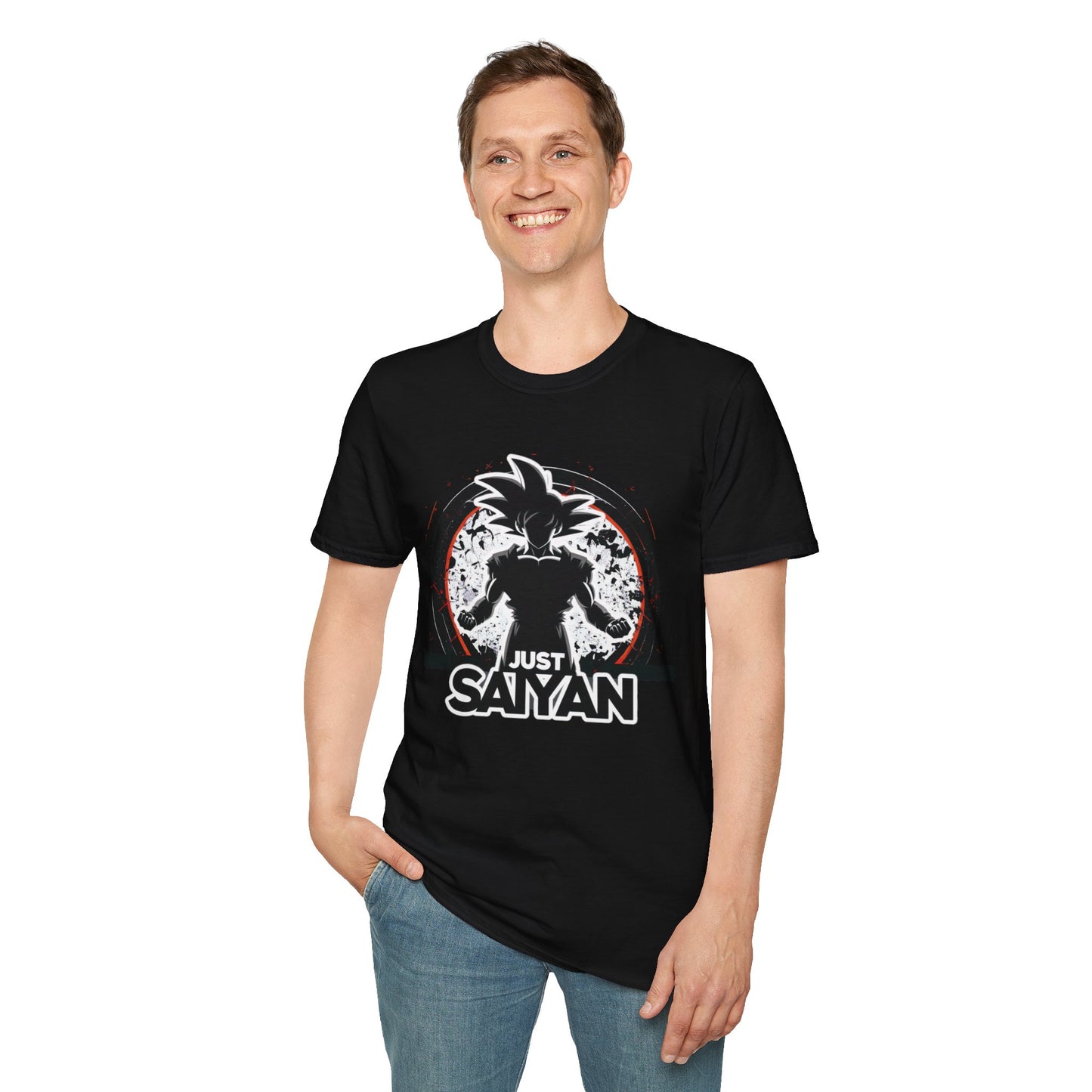 Just Saiyan: Exclusive kakarot Silhouette Graphic Tee for Anime Enthusiasts