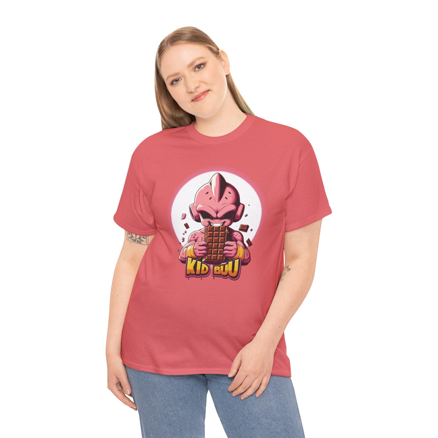 Kid Buu Chocolate Feast Unisex Heavy cotton Tee