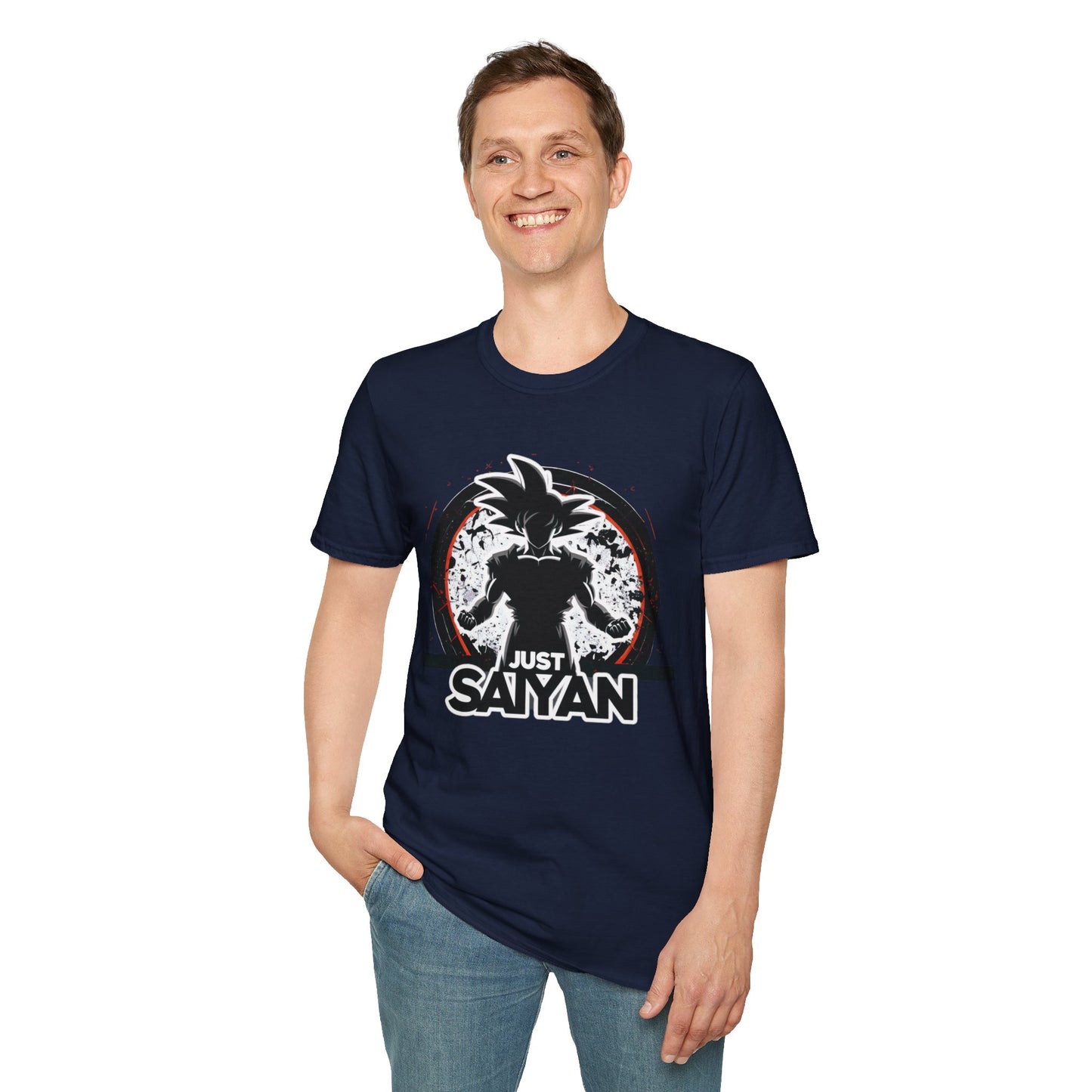 Just Saiyan: Exclusive kakarot Silhouette Graphic Tee for Anime Enthusiasts