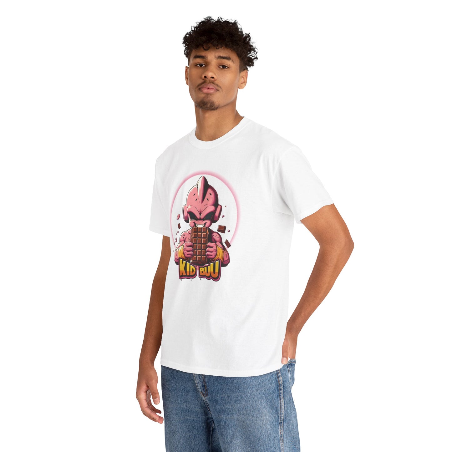 Kid Buu Chocolate Feast Unisex Heavy cotton Tee